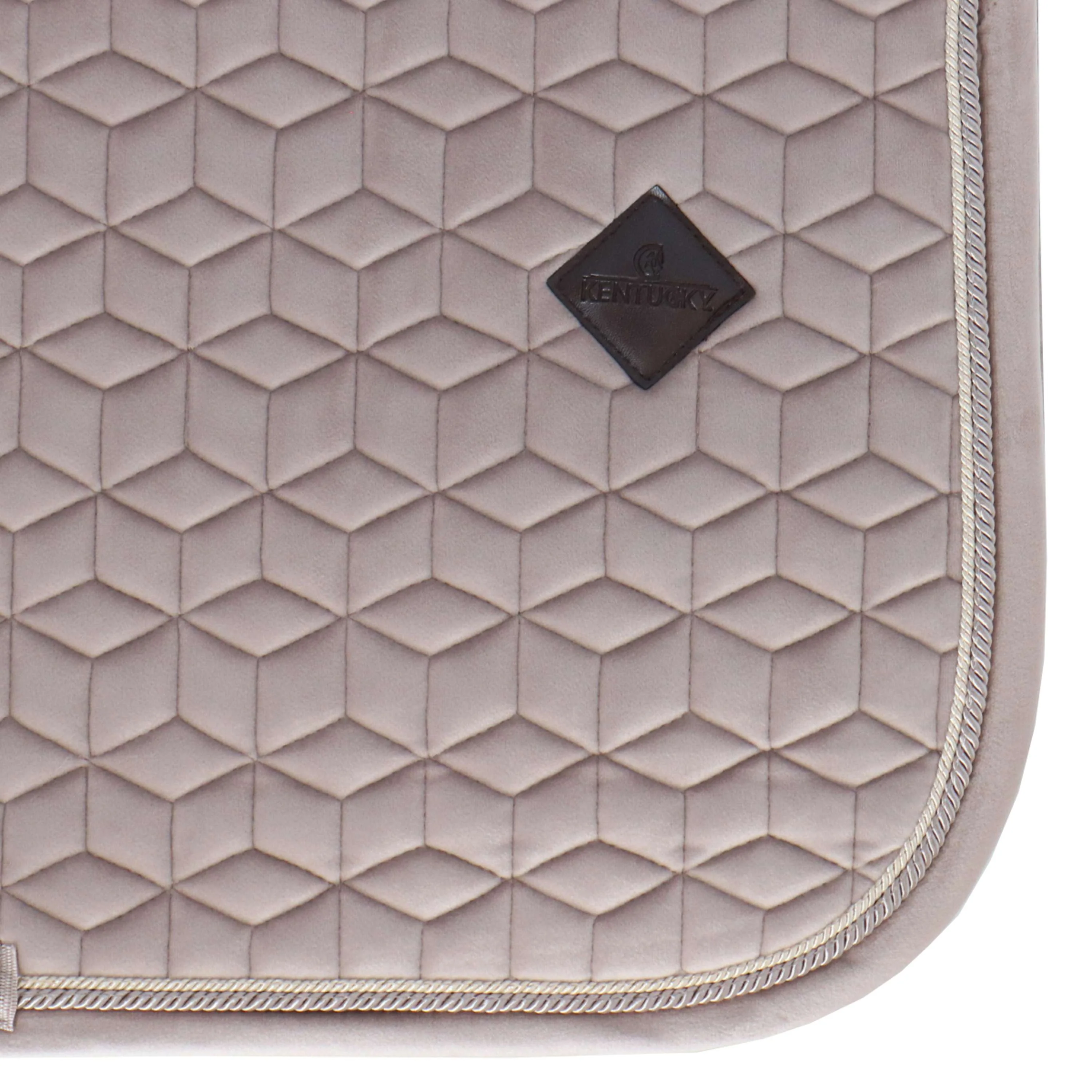 Kentucky Horsewear Sottosella Basic Velvet Dressage Beige - Image 6