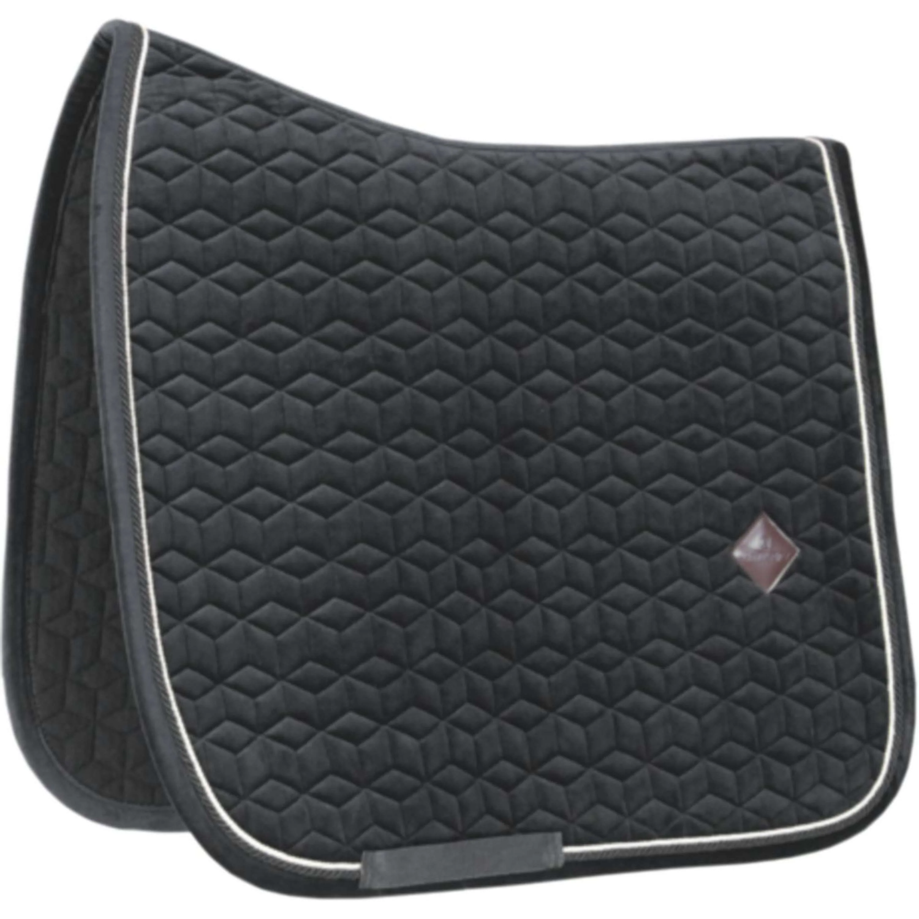 Kentucky Horsewear Sottosella Basic Velvet Dressage Nero