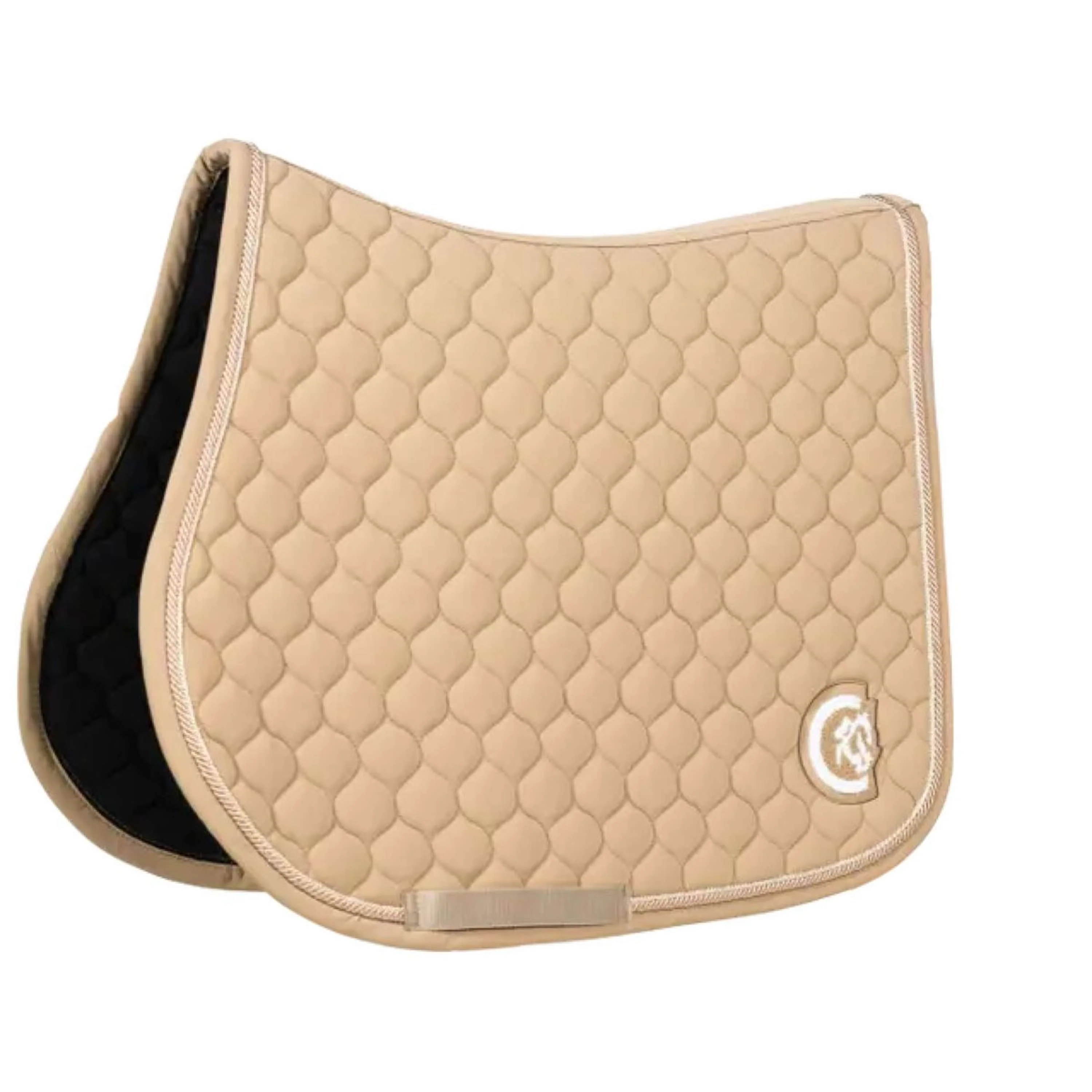 Kentucky Horsewear Sottosella Onion Quilt 3D Logo Saltando Beige