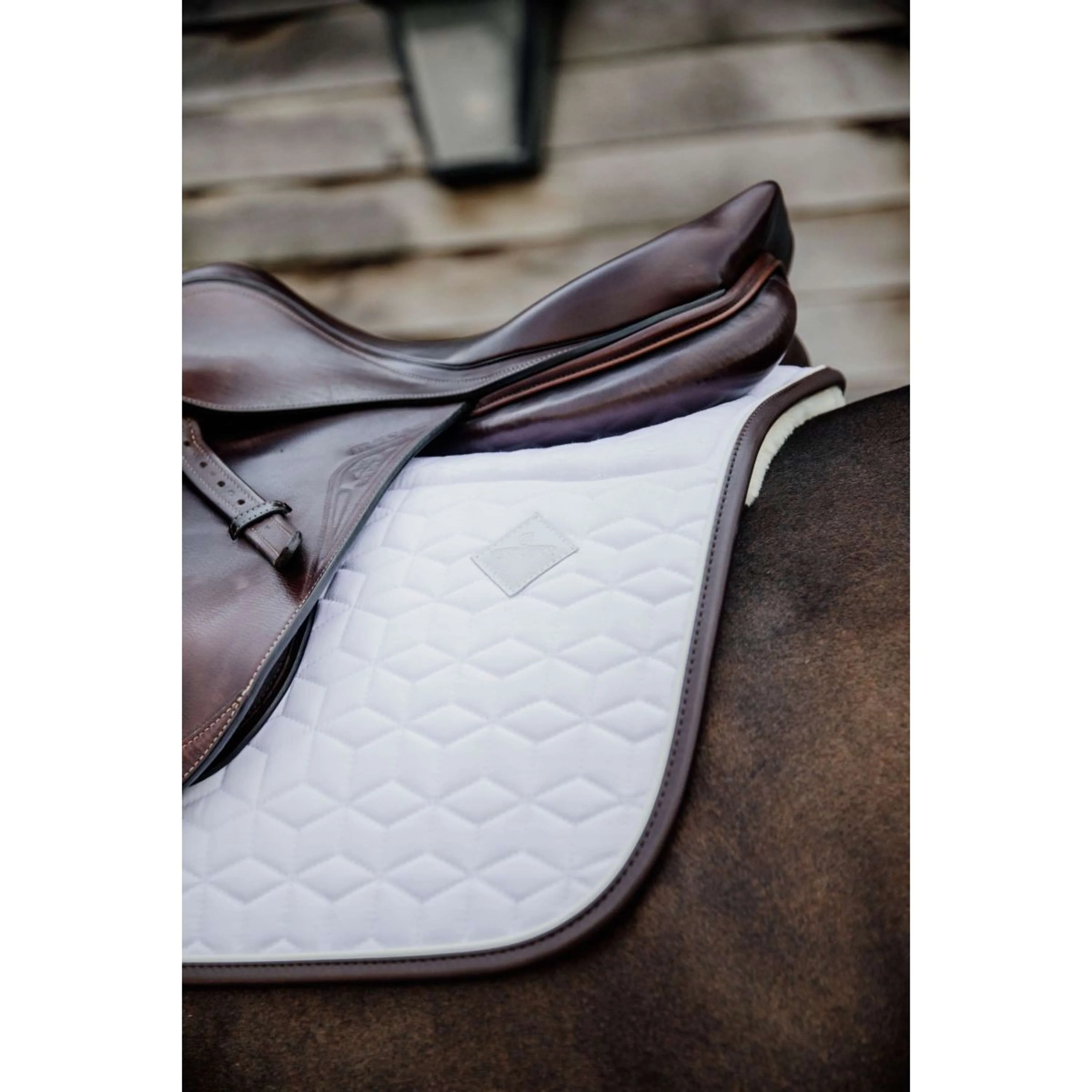 Kentucky Horsewear Sottosella Skin Friendly Saltando Bianco - Image 8