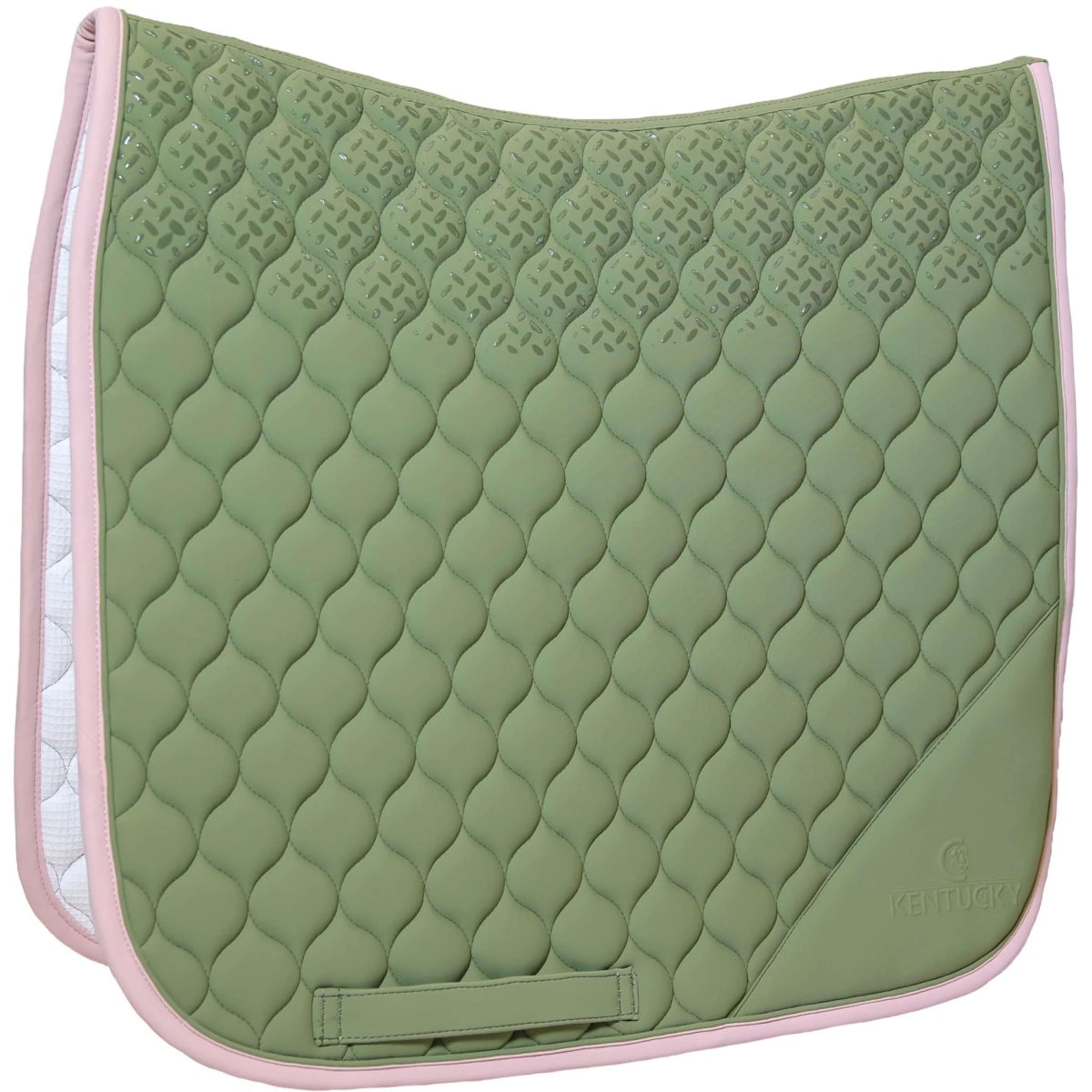 Kentucky Horsewear Sottosella Softshell Onion Quilt Dressage Cachi/Rosa antico