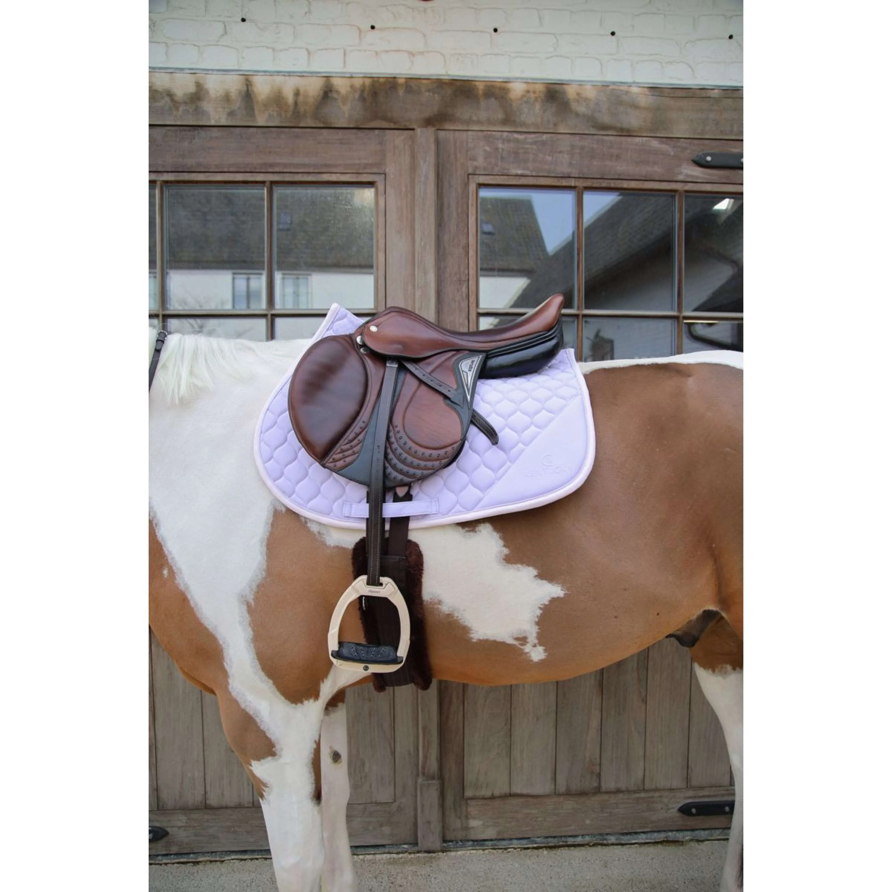 Kentucky Horsewear Sottosella Softshell Onion Quilt saltando Viola chiaro/Rosa chiaro - Image 2