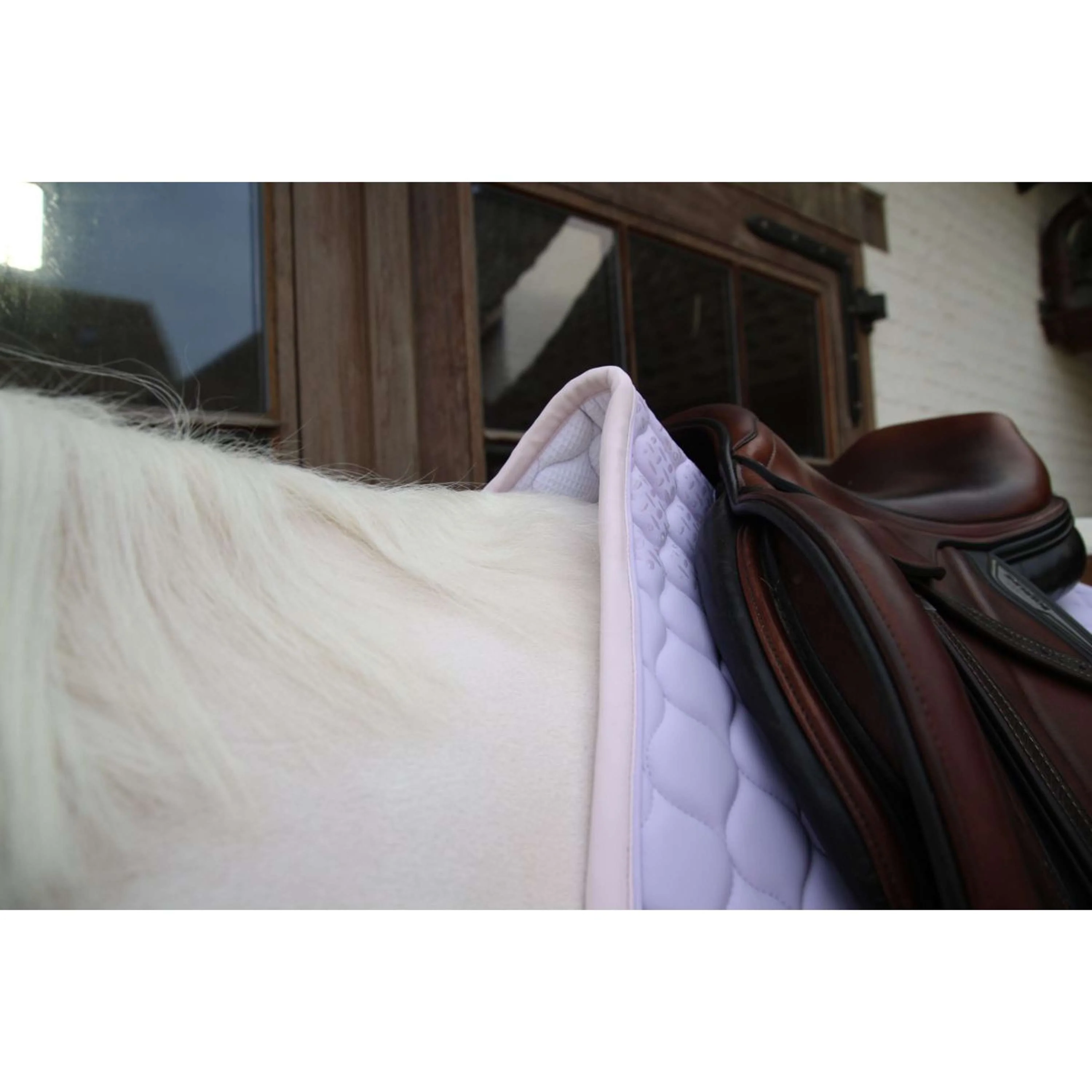 Kentucky Horsewear Sottosella Softshell Onion Quilt saltando Viola chiaro/Rosa chiaro - Image 8
