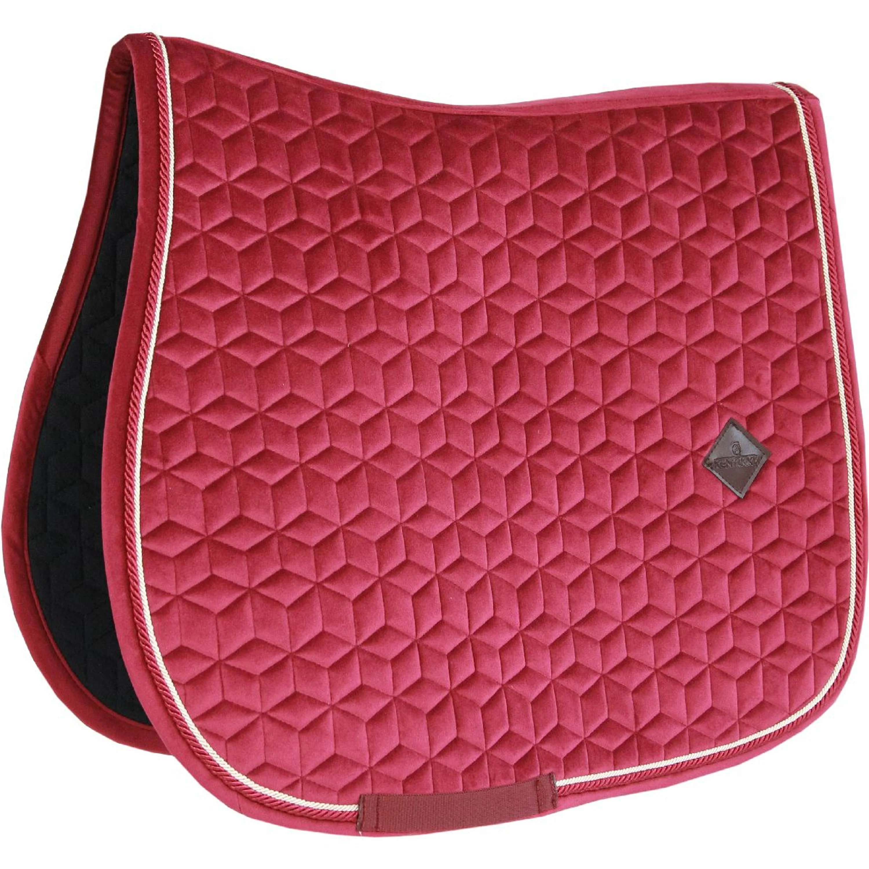 Kentucky Horsewear Sottosella Velvet Saltando Fuchsia - Image 3