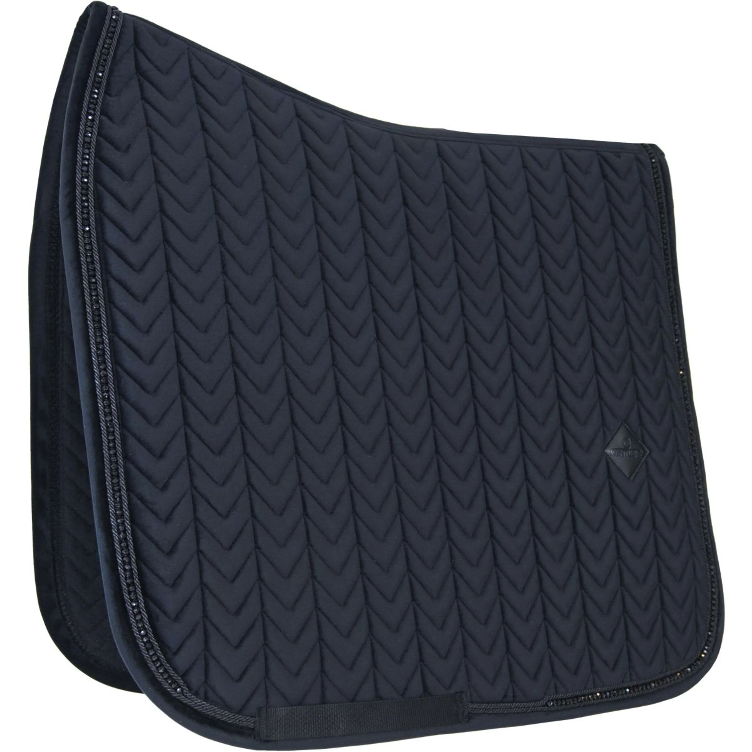 Kentucky Horsewear Sottosella Velvet Pearls Nero