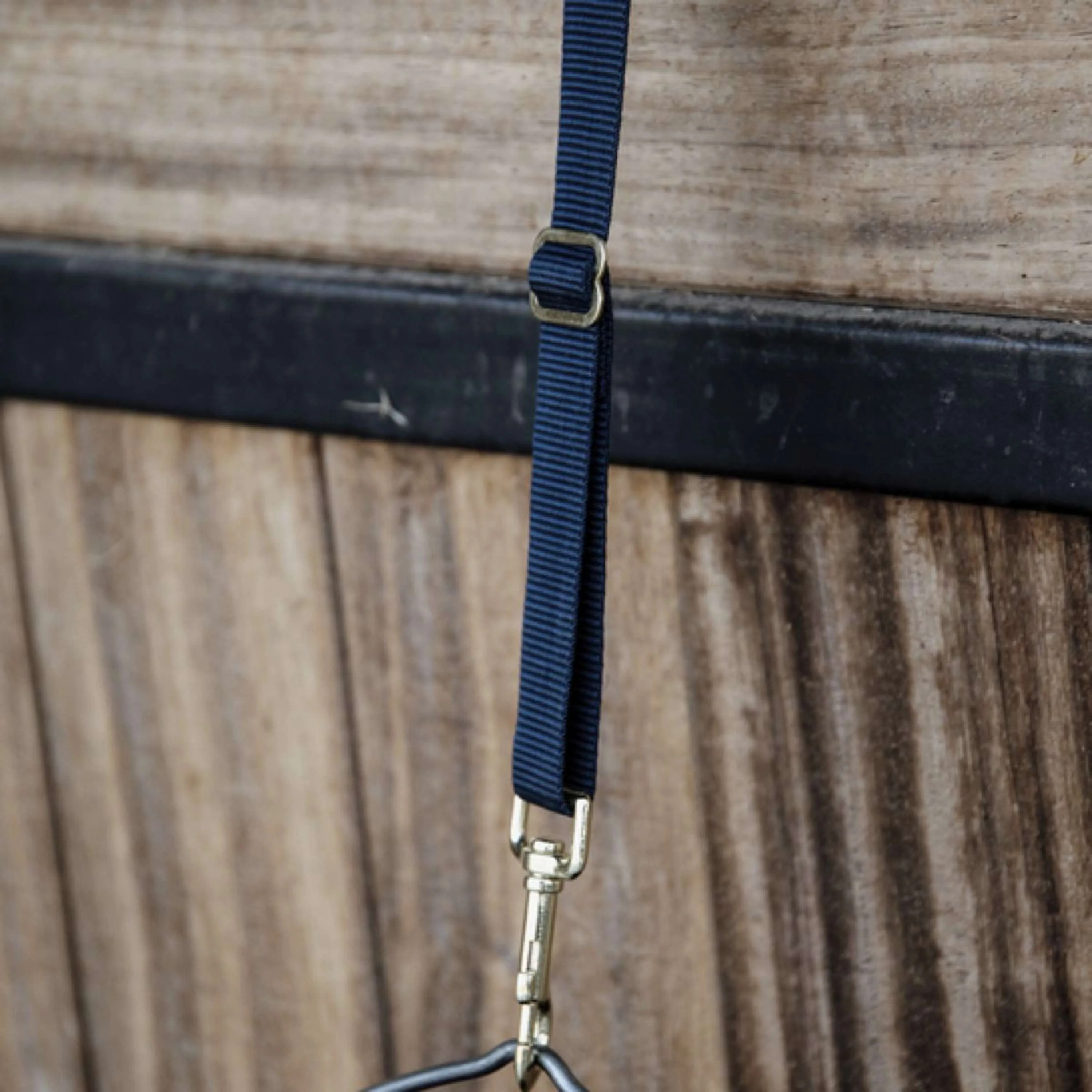 Kentucky Horsewear Supporto in nylon Gancio e anello 1° Navy - Image 2