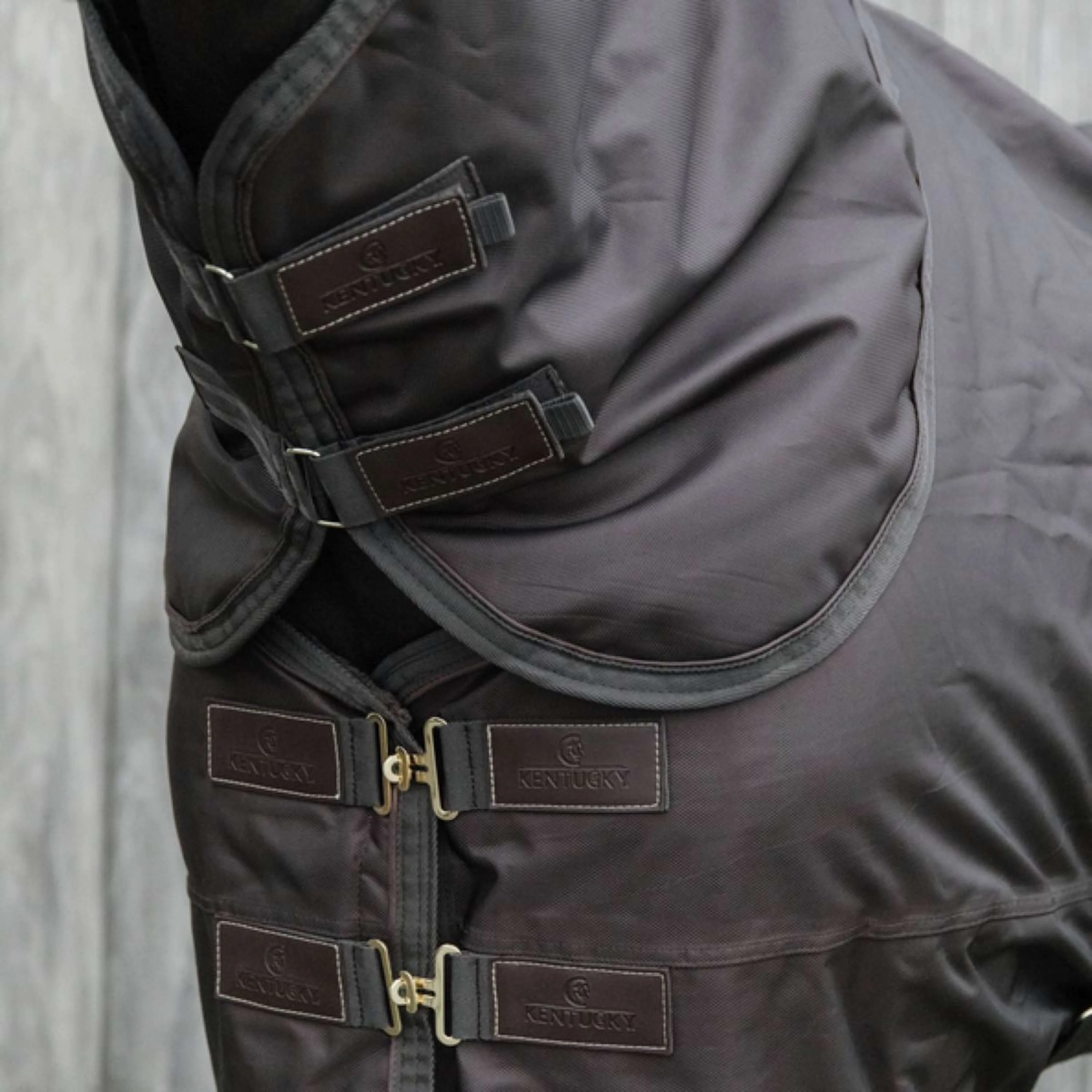 Kentucky Horsewear Turnout All Weather 160g Marrone - Image 2