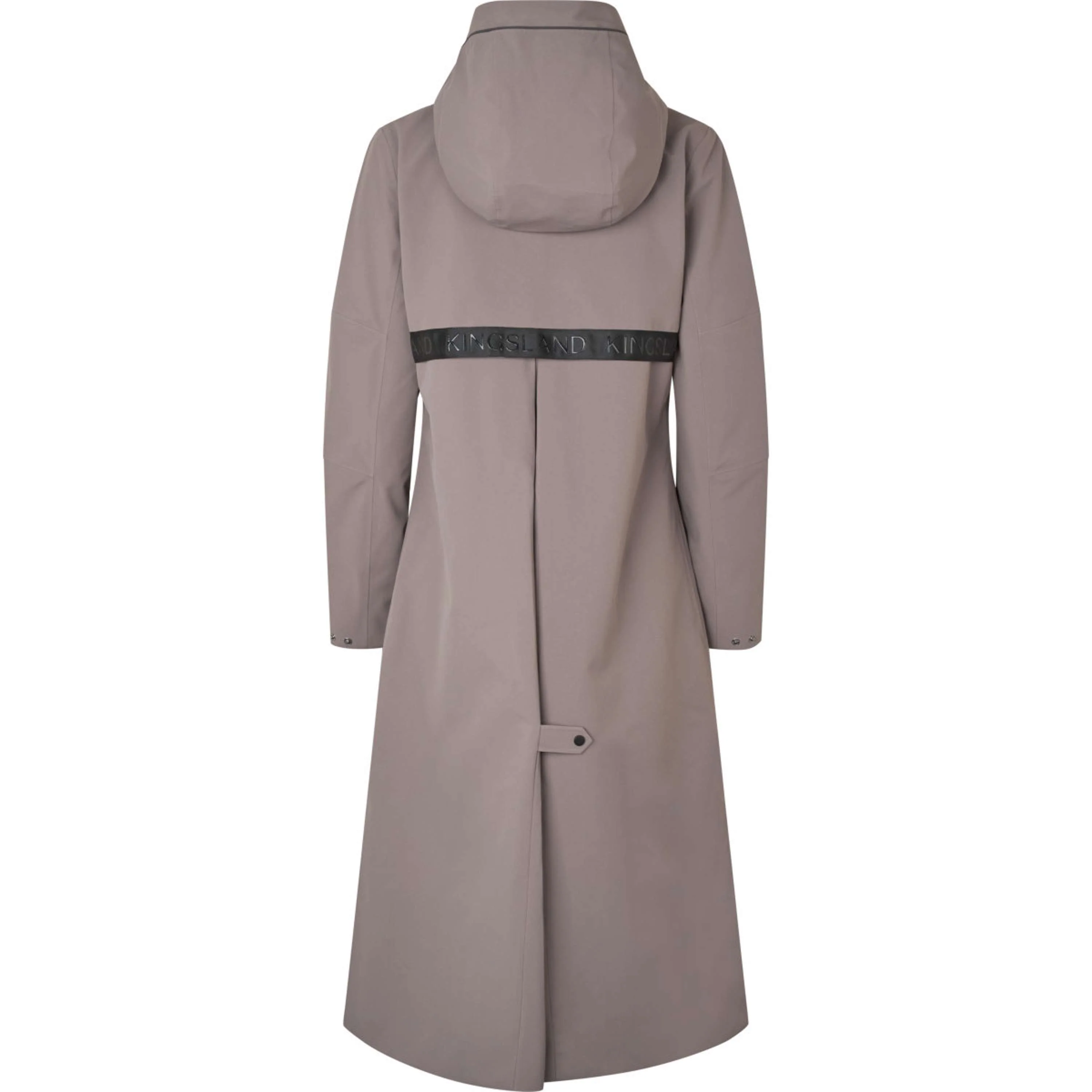 Kingsland Cappotto Lungo KLLucia Impermeabile Brown Iron - Image 4