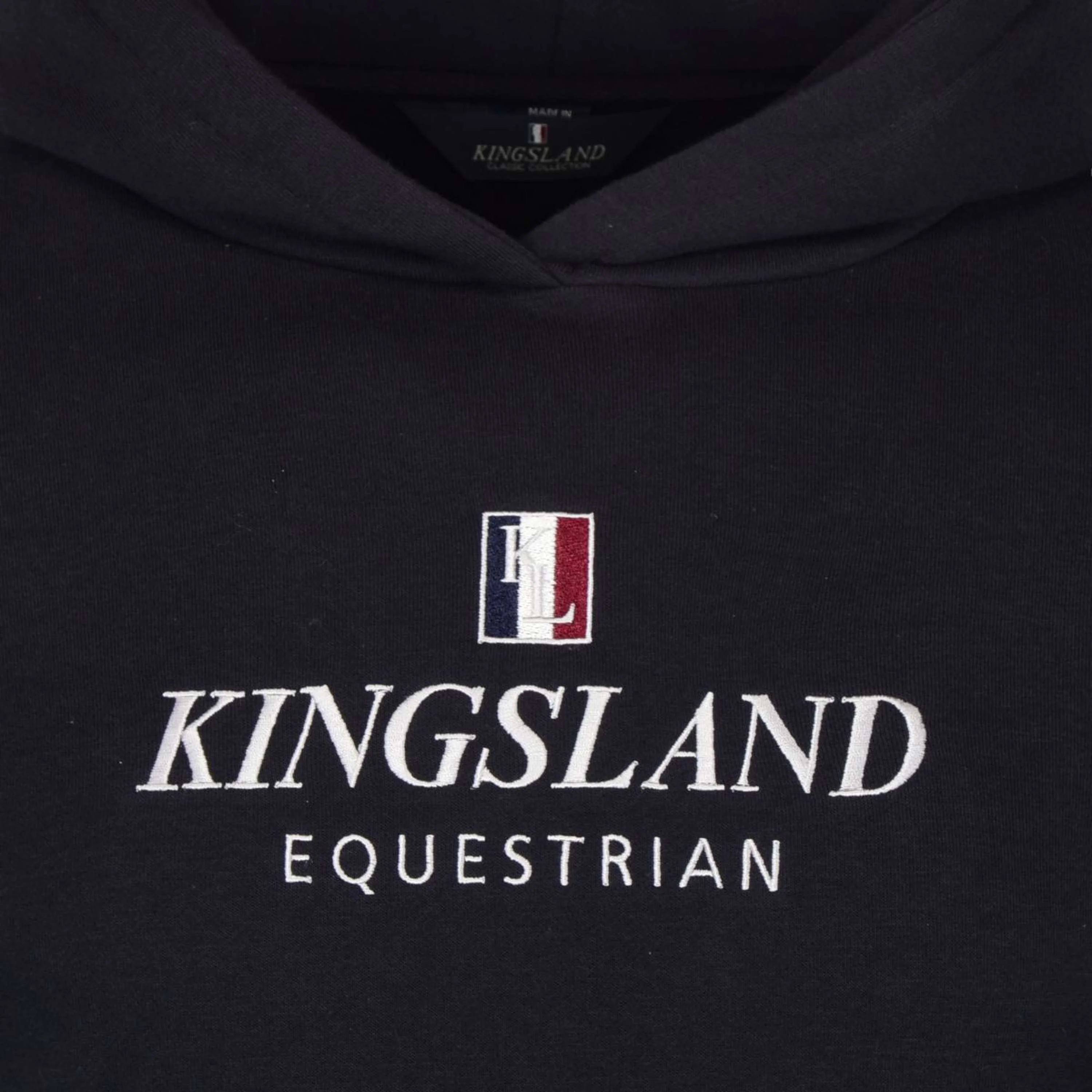Kingsland Felpa con cappuccio Classic Unisex Navy - Image 3