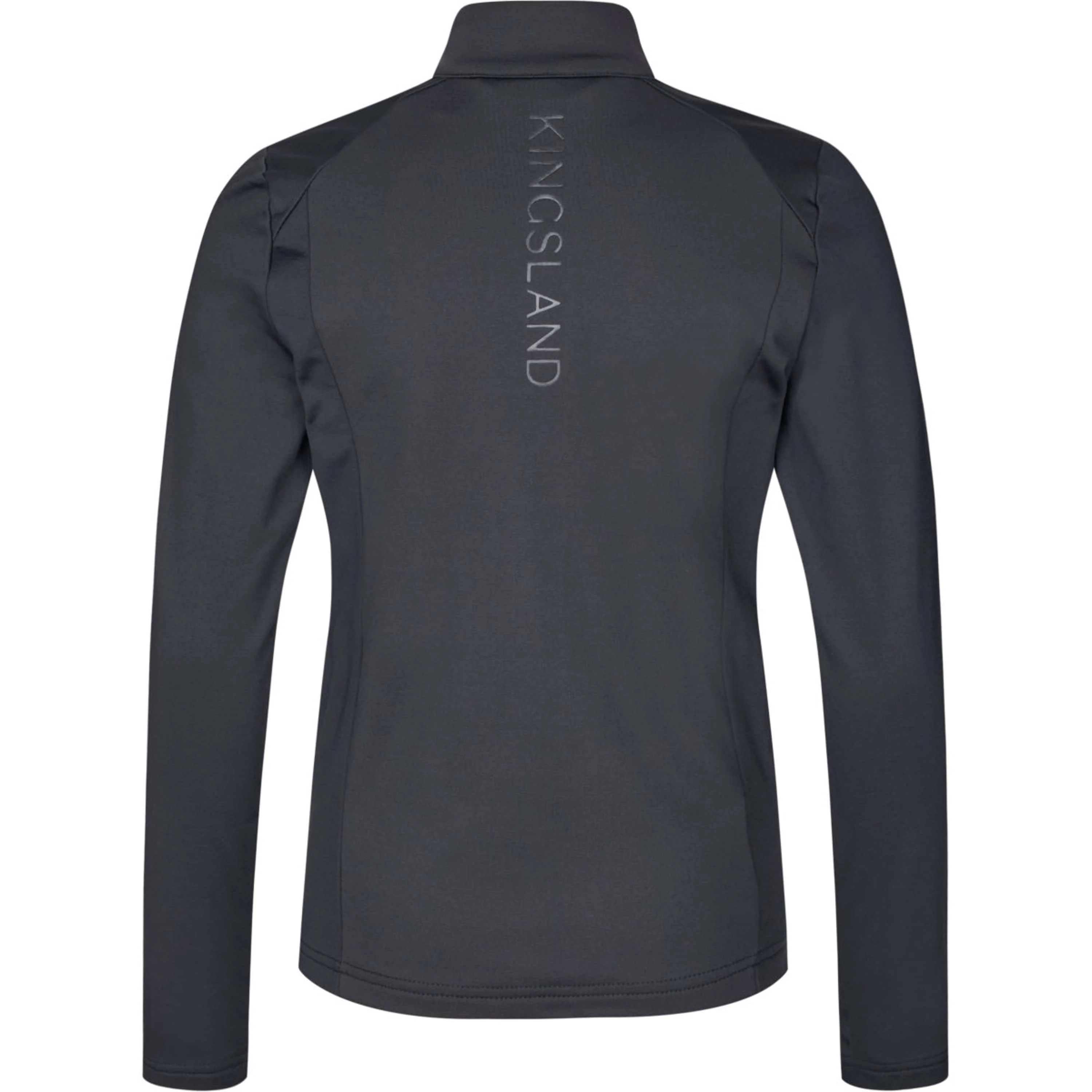 Kingsland Felpa con cappuccio e zip KLLucy Micro Pile Navy - Image 4