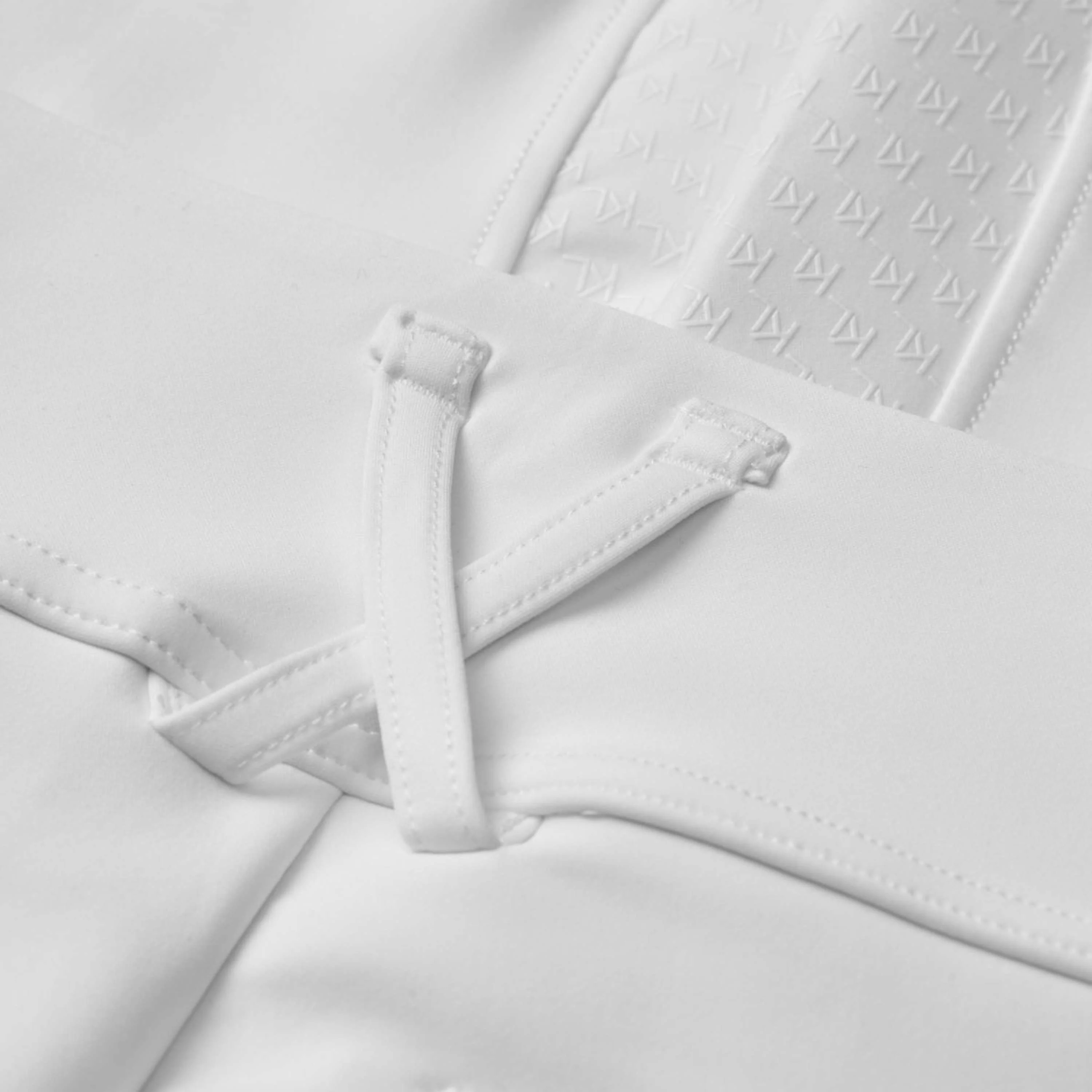 Kingsland Leggings da Equitazione KLKristin Full Grip Bianco - Image 3