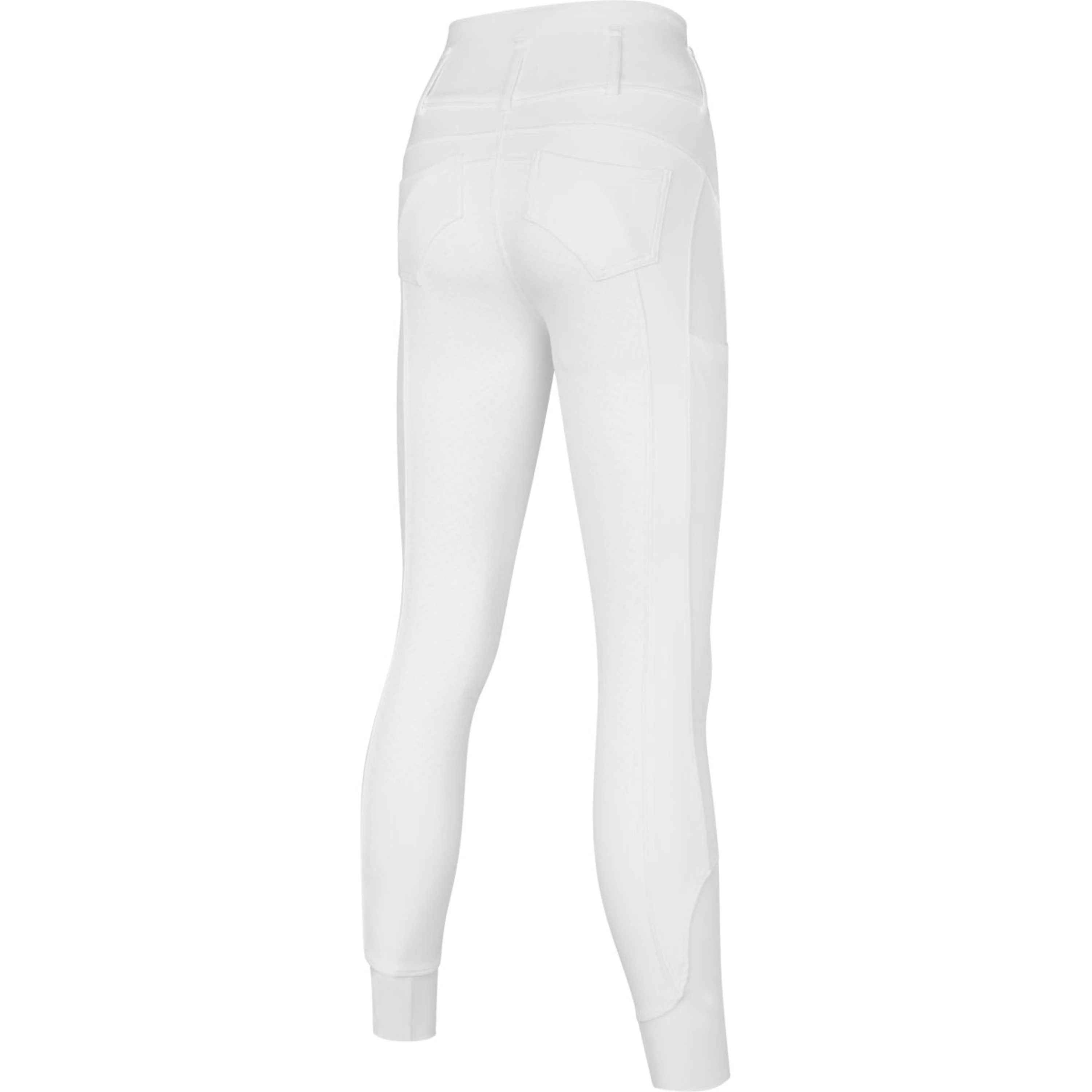 Kingsland Pantaloni da Equitazione Khloe Full Grip Bianco - Image 4