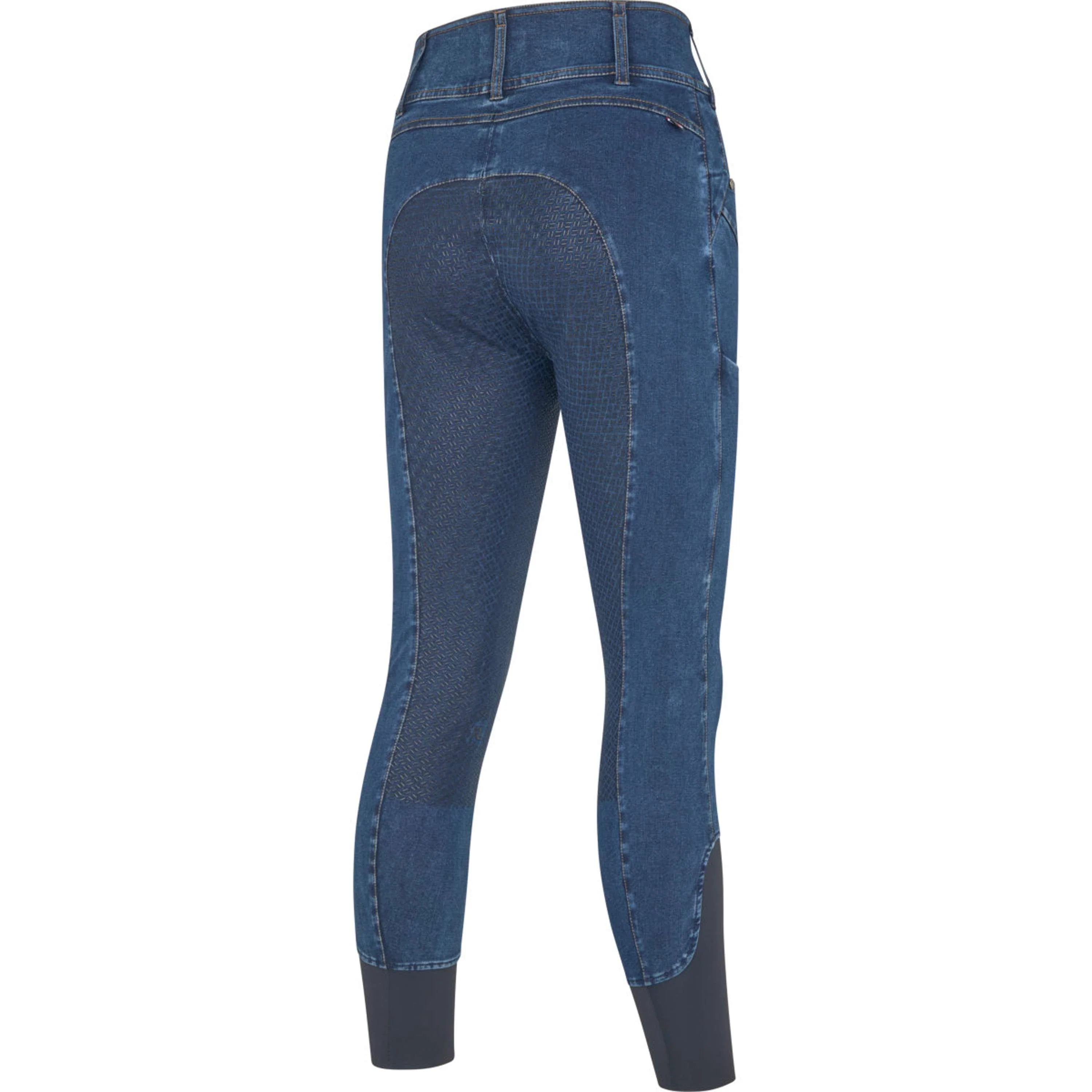 Kingsland Pantaloni da Equitazione KLKayce Denim Full Grip Navy - Image 4