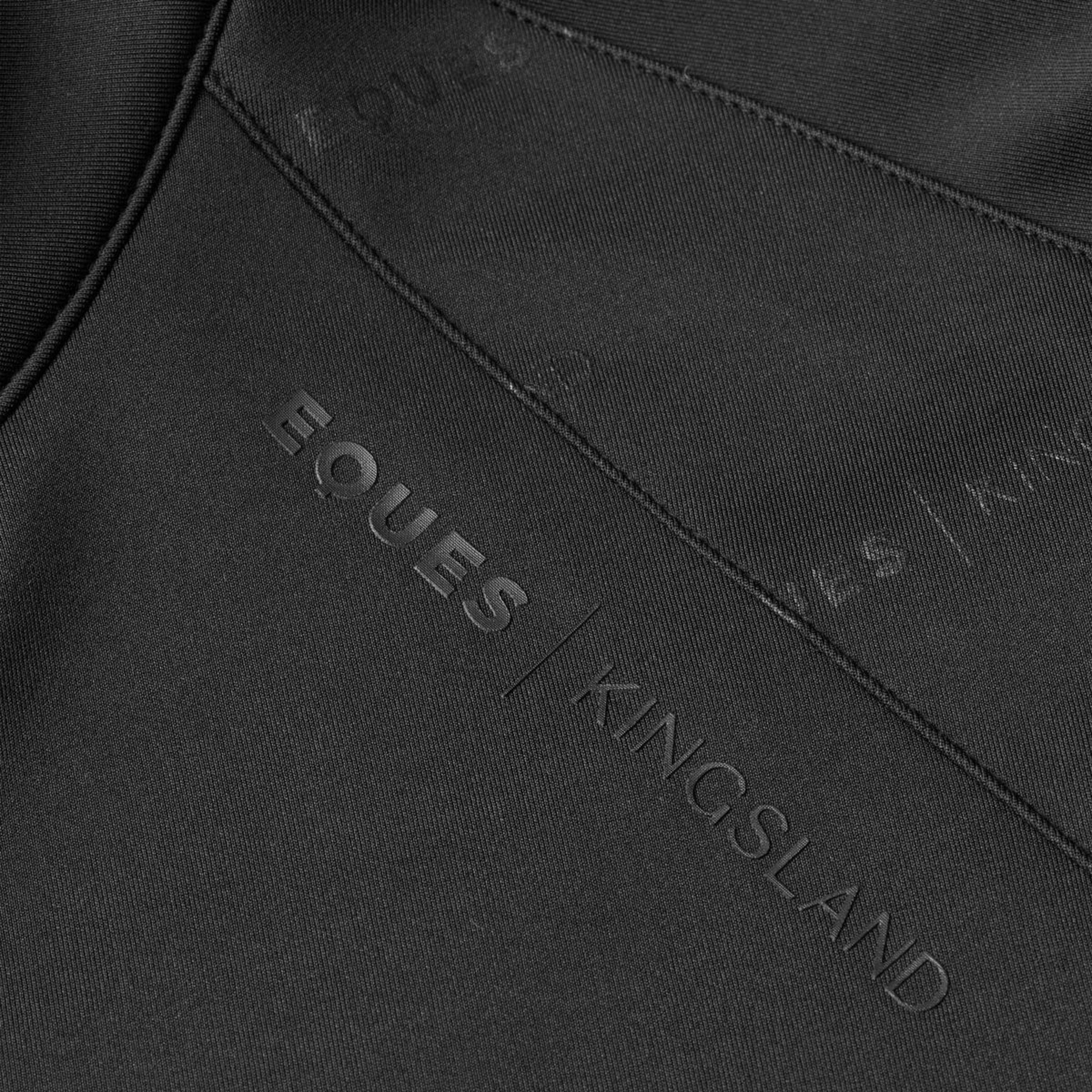 Kingsland X Eques Gilet in Pile Magnus Nero - Image 3