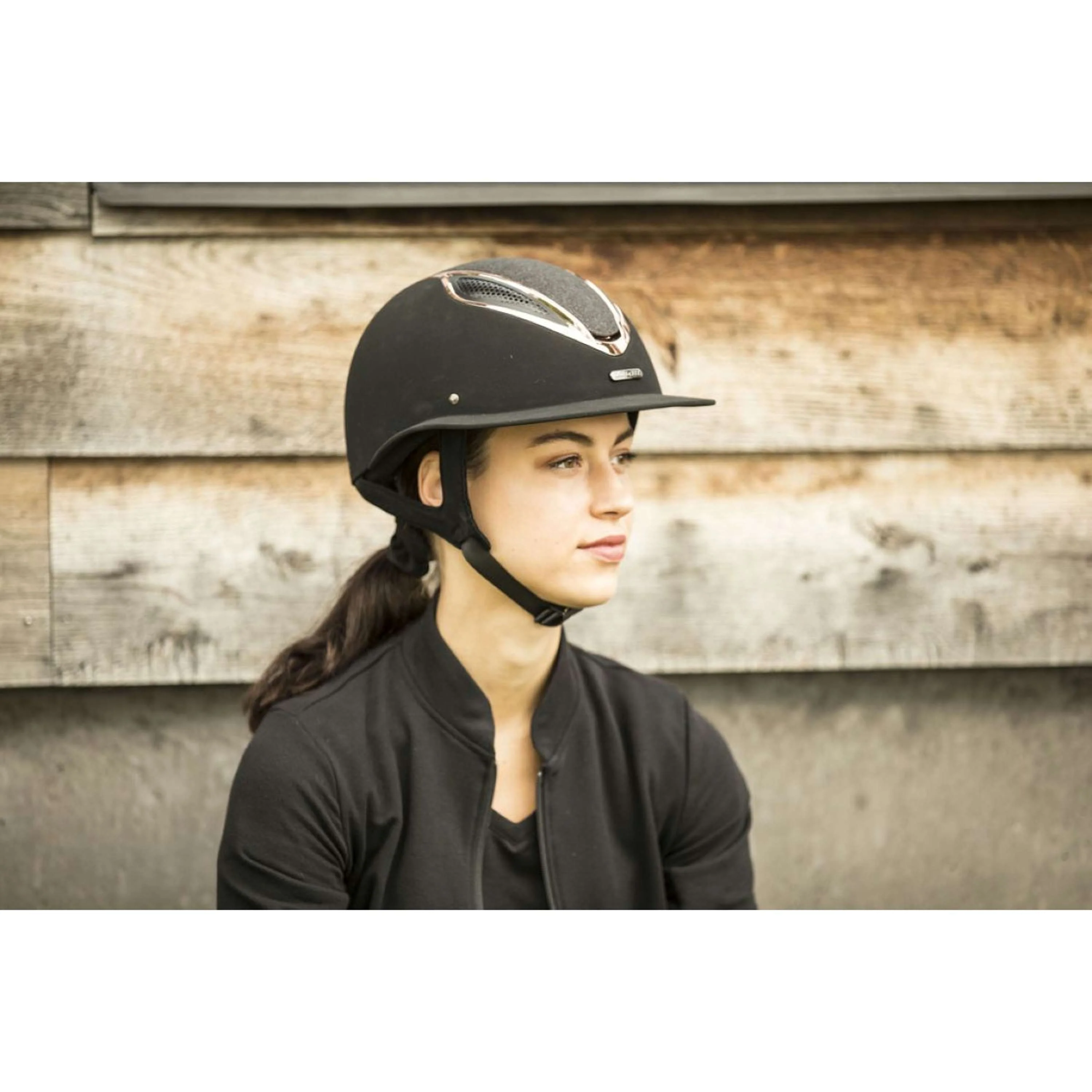 Lami-Cell Casco da equitazione Artemis Nero/Champagne - Image 8