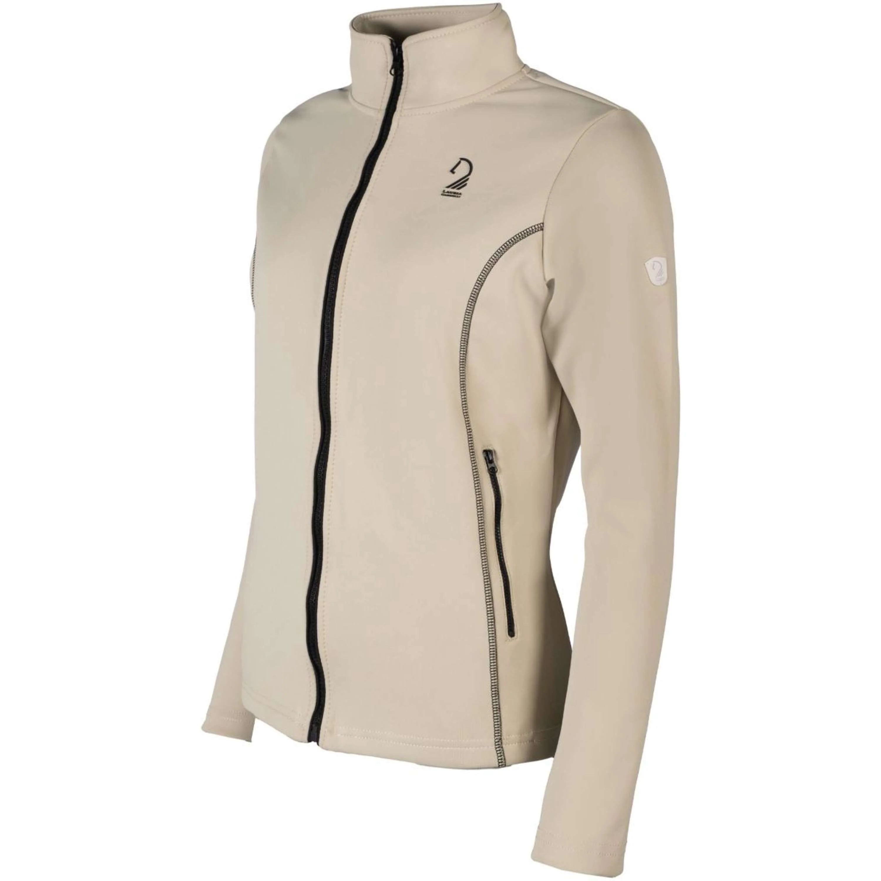 Lauria Garrelli Gilet in Pile Limone Grigio/Beige - Image 4