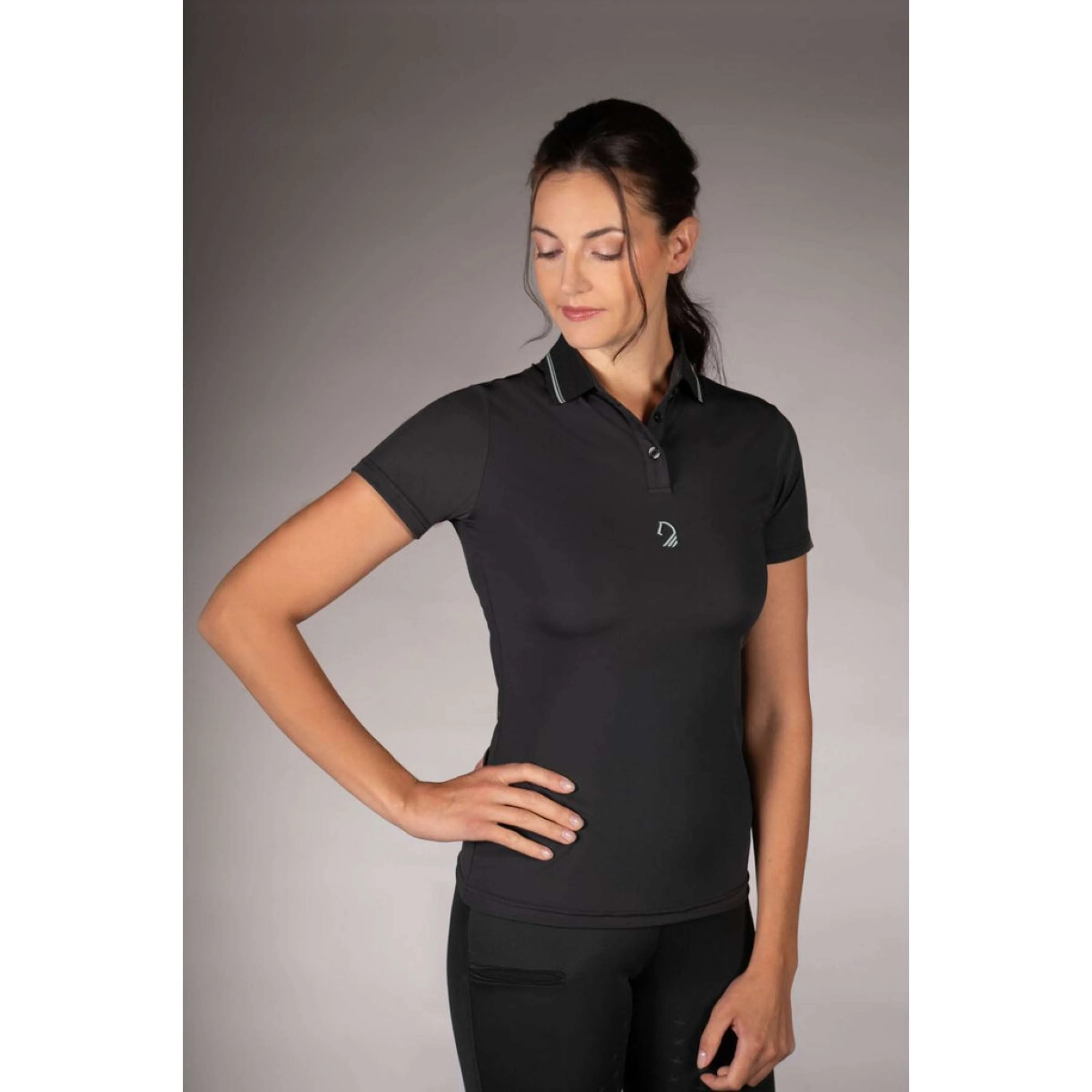 Lauria Garrelli Poloshirt Limone Nero - Image 4