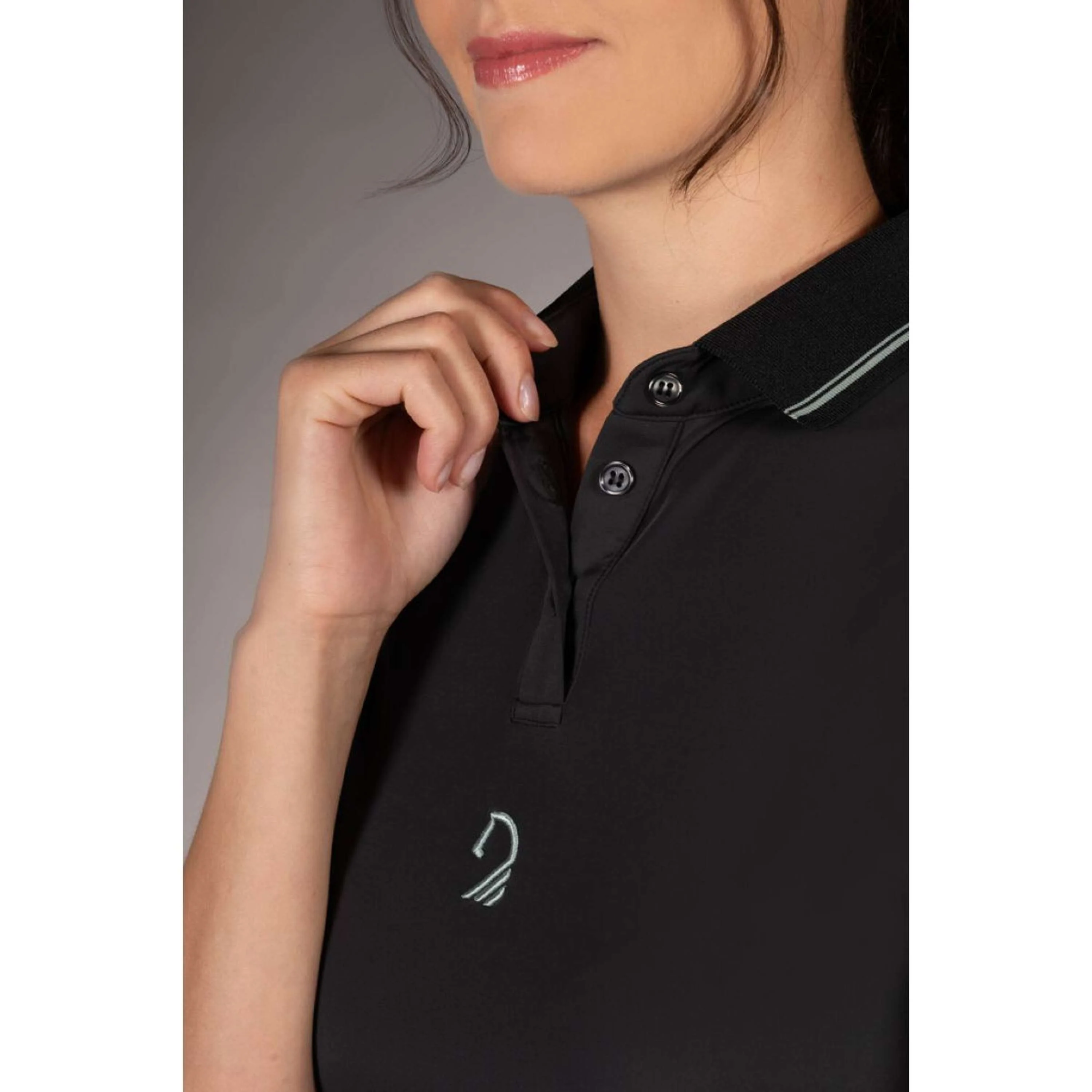 Lauria Garrelli Poloshirt Limone Nero - Image 7