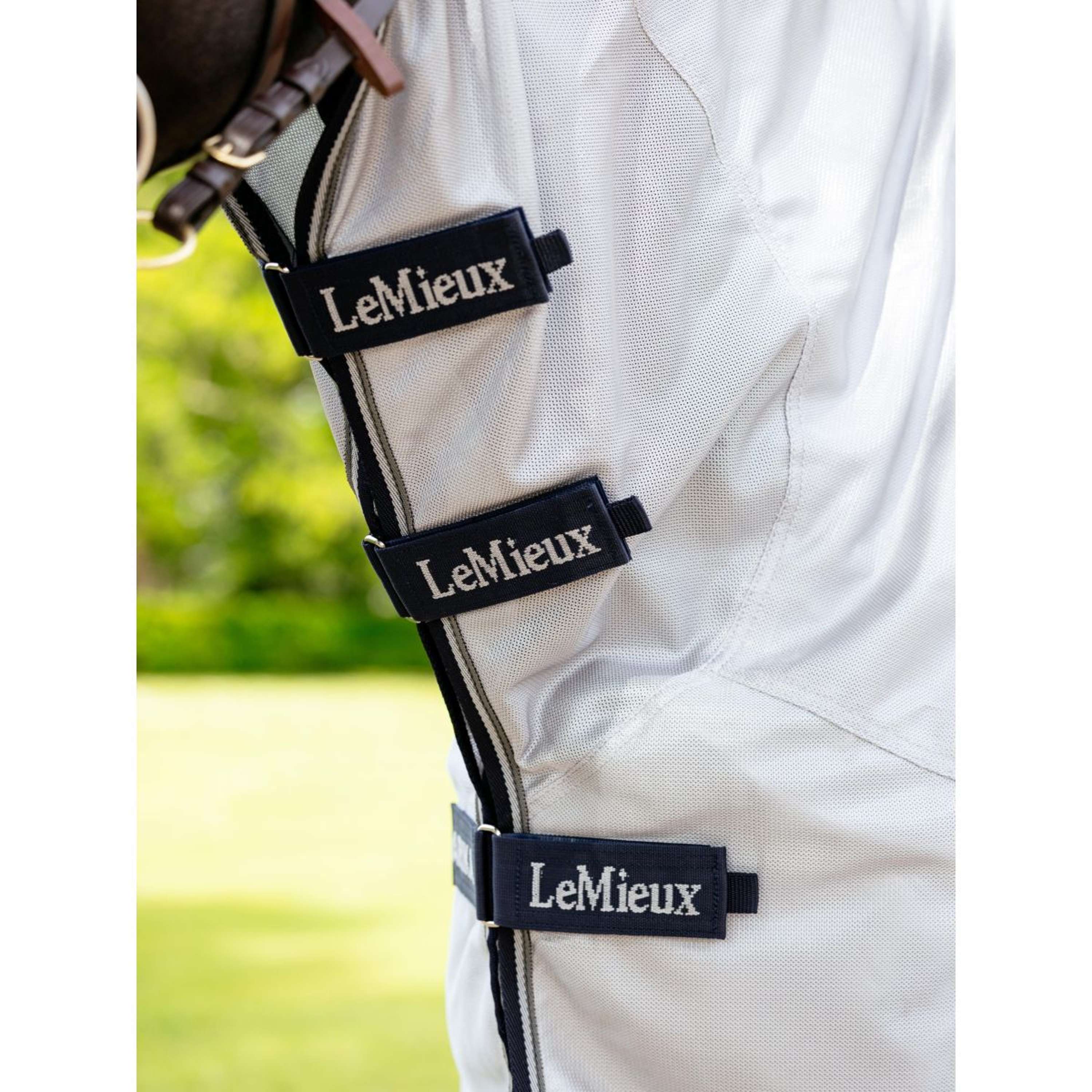 LeMieux Coperta da equitazione anti-mosche Grigio - Image 4