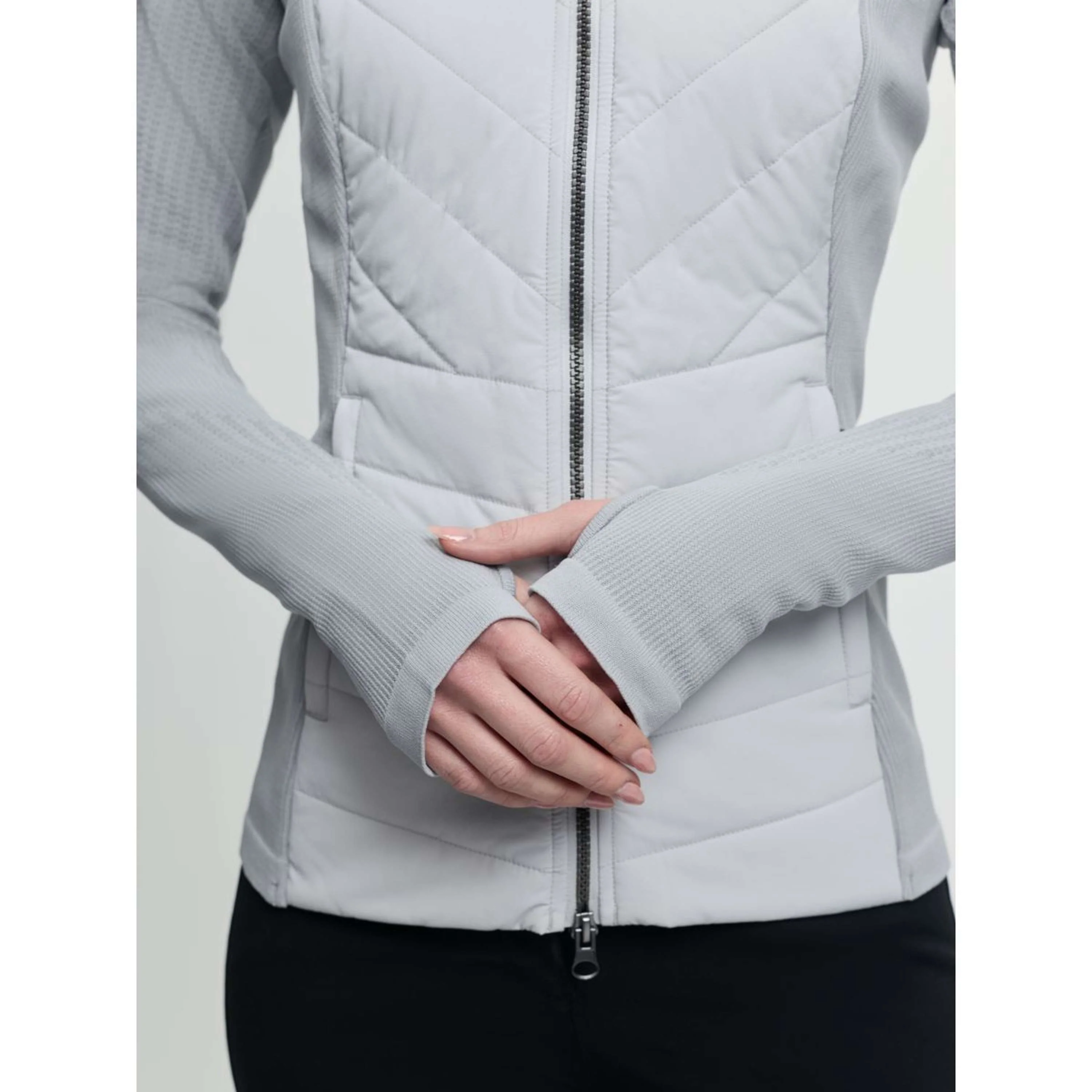 LeMieux Felpa con cappuccio e zip Maddie Grigio - Image 9