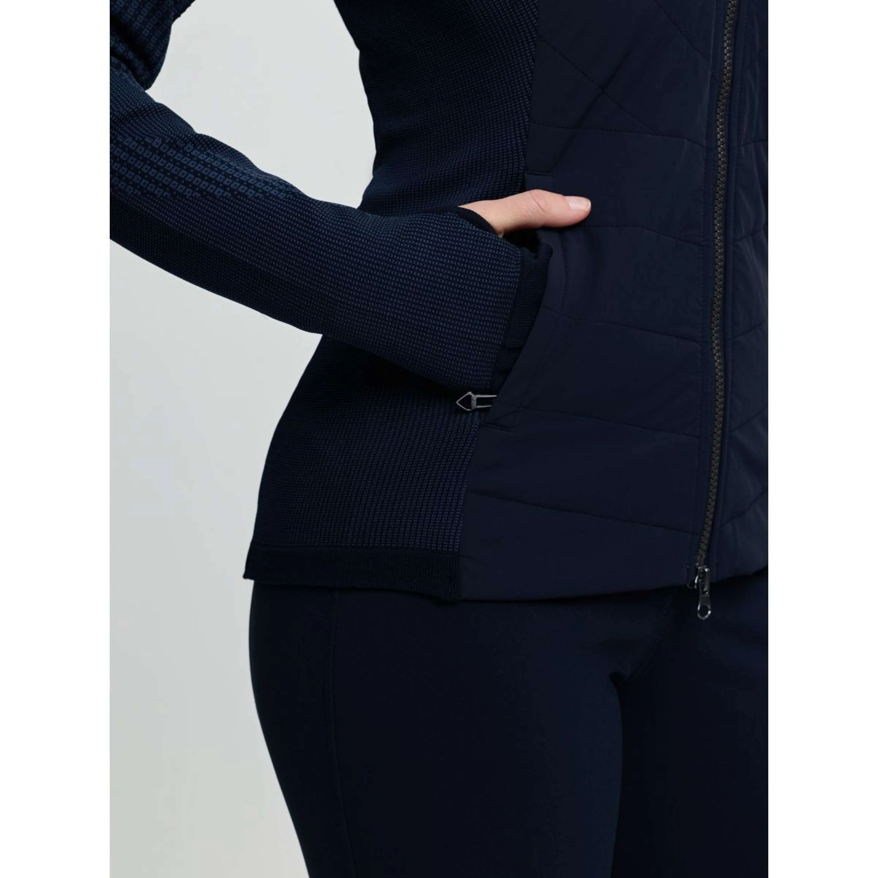 LeMieux Felpa con cappuccio e zip Maddie Navy - Image 10