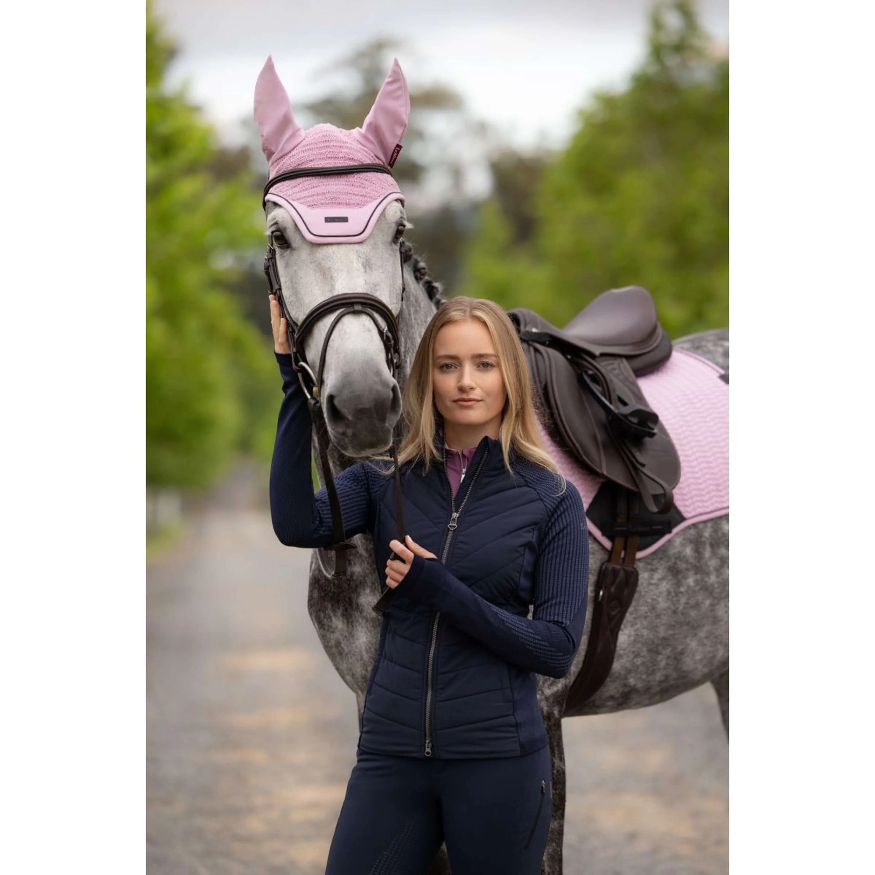 LeMieux Felpa con cappuccio e zip Maddie Navy - Image 2
