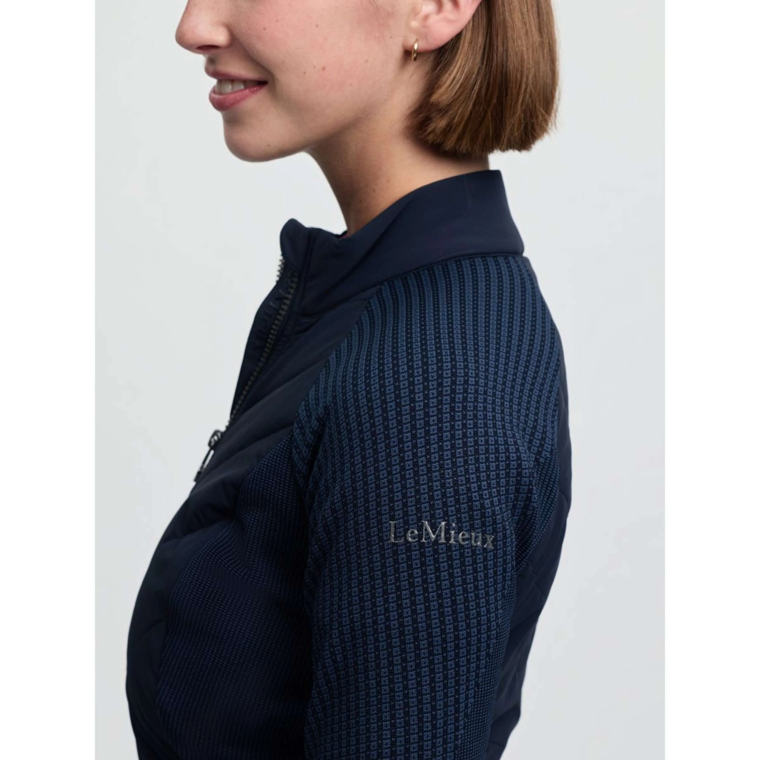 LeMieux Felpa con cappuccio e zip Maddie Navy - Image 9