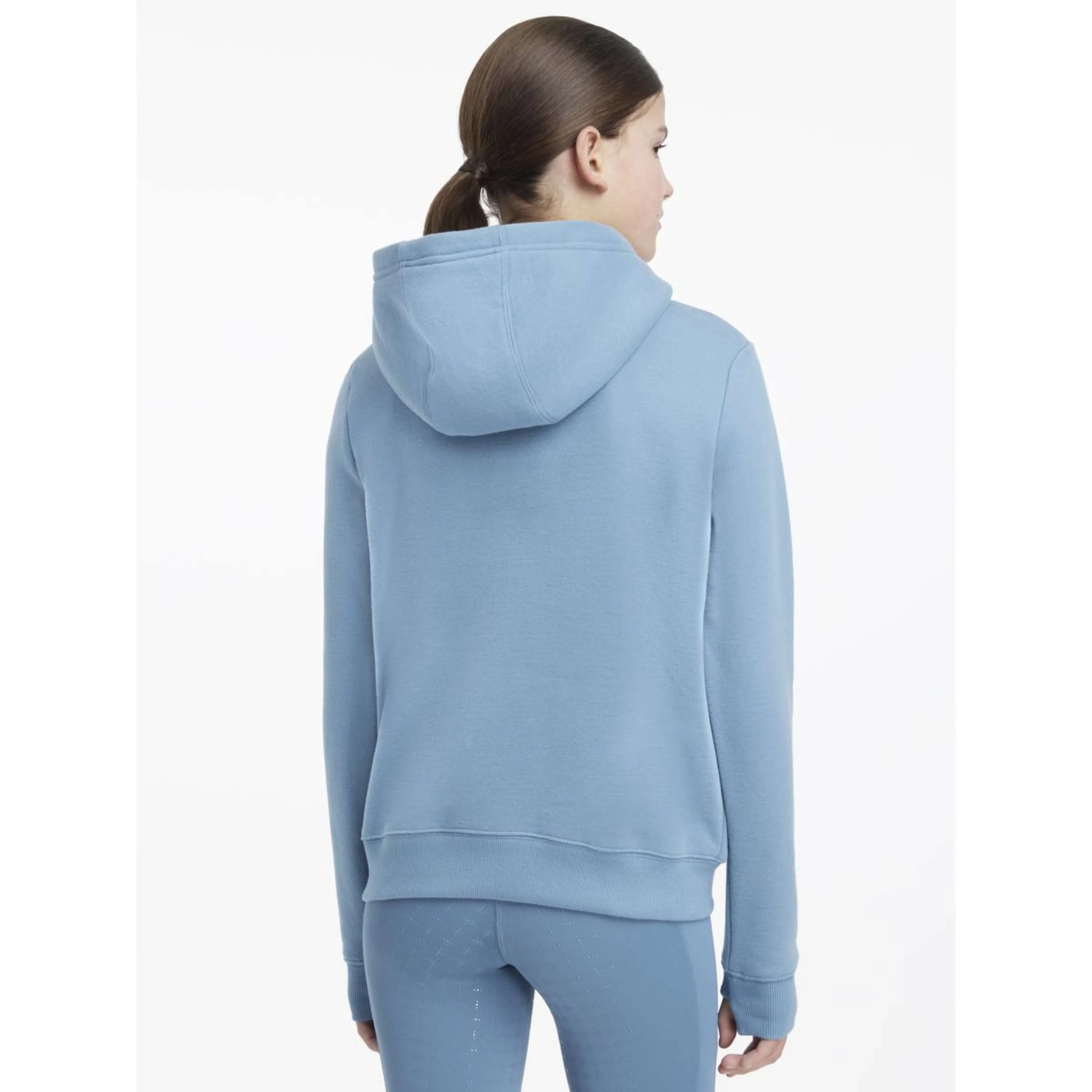 LeMieux Felpa con cappuccio Young Rider Classique Ice Blue - Image 3
