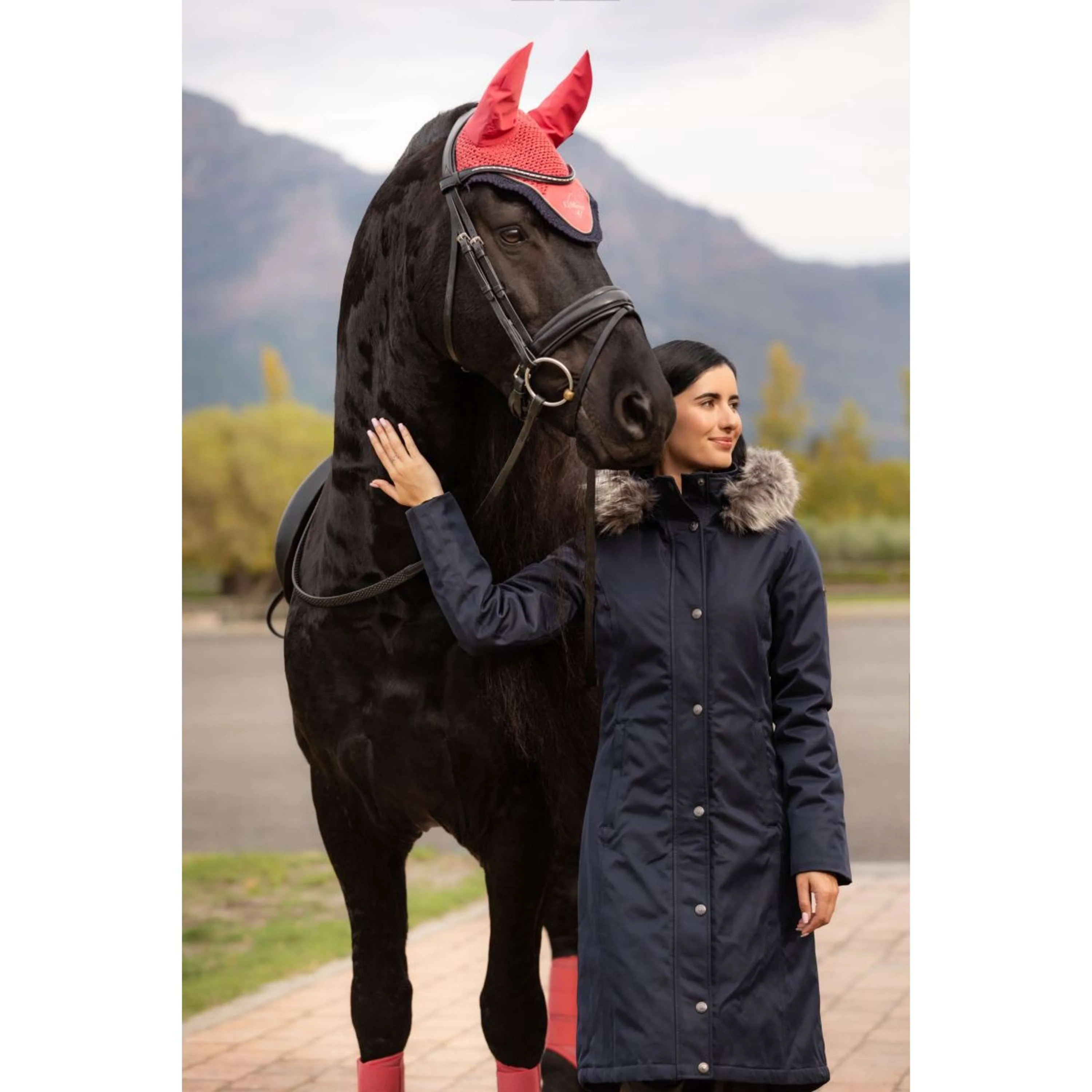 LeMieux Giacca Anya Waterproof Lungo Navy - Image 6