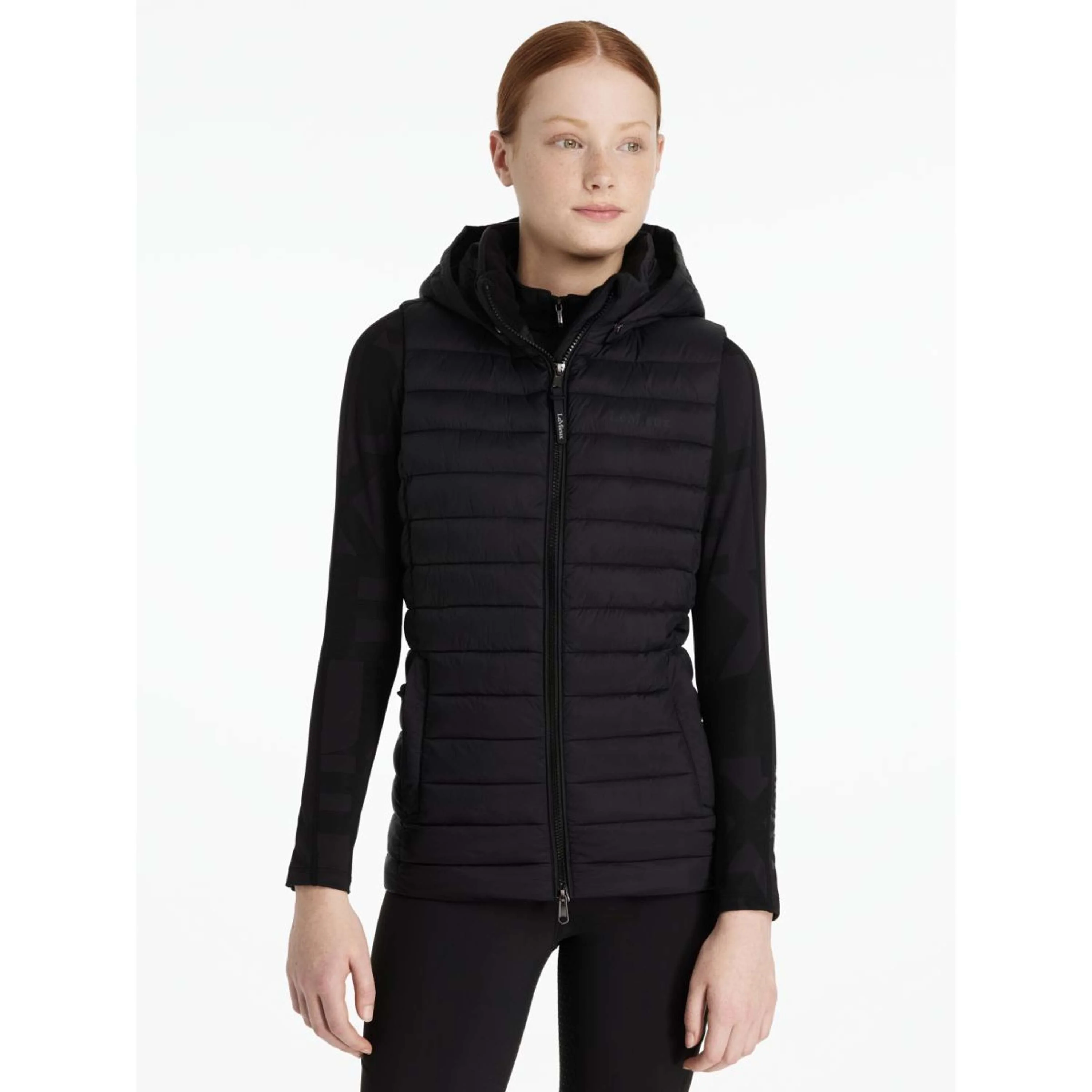LeMieux Gilet Young Rider Ruby Nero - Image 4