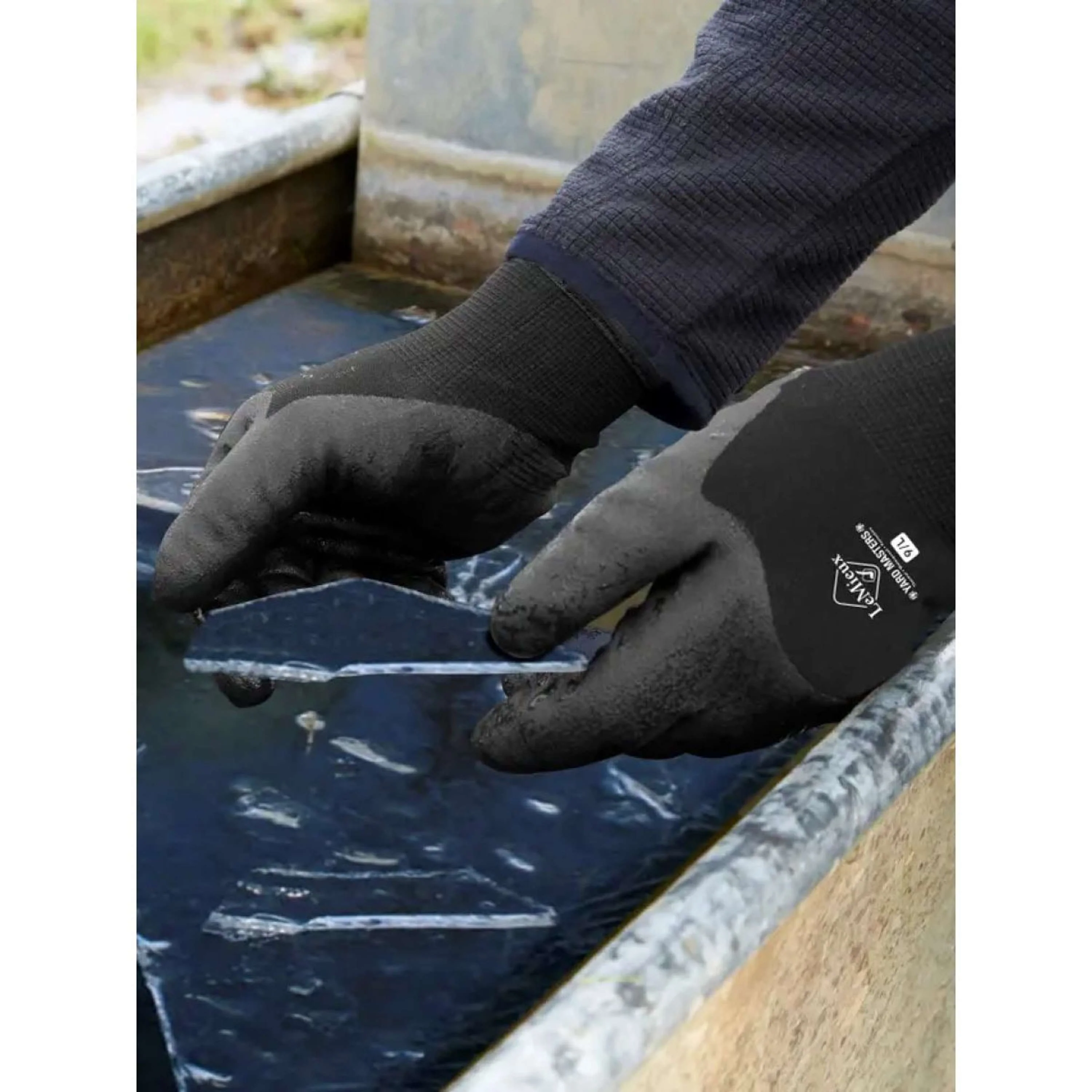 LeMieux Guanti da Equitazione Thermal Work Nero - Image 2