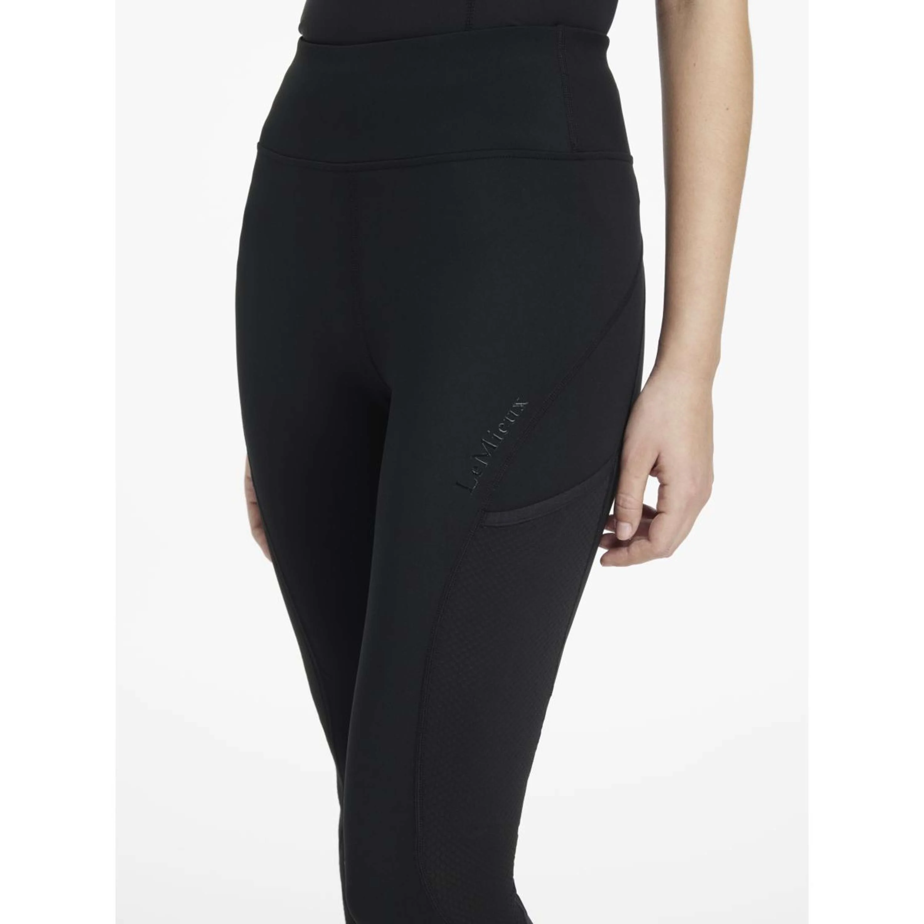 LeMieux Leggings da Equitazione Lydia Mesh Nero - Image 4