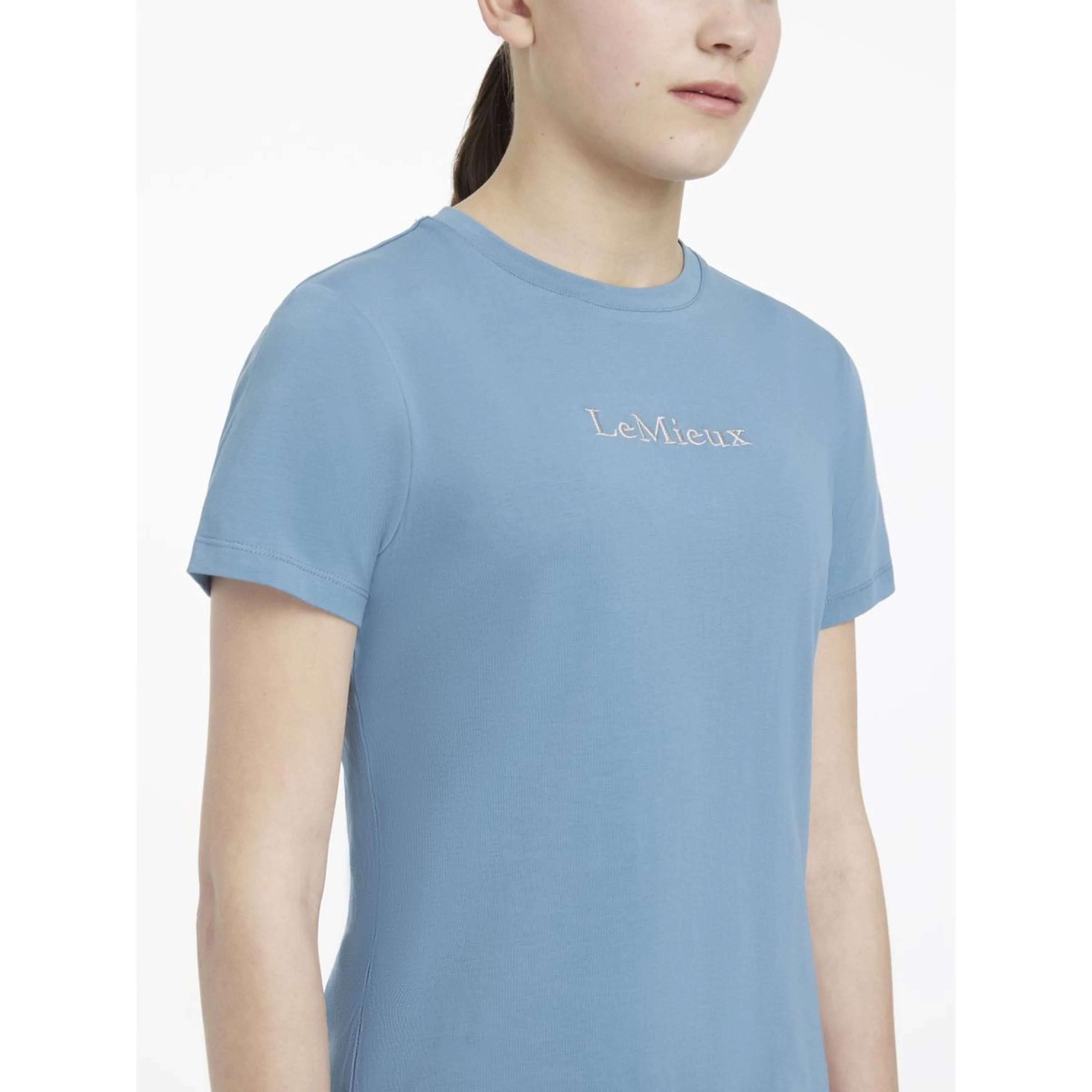 LeMieux Maglietta Young Rider Classique Ice Blue - Image 3