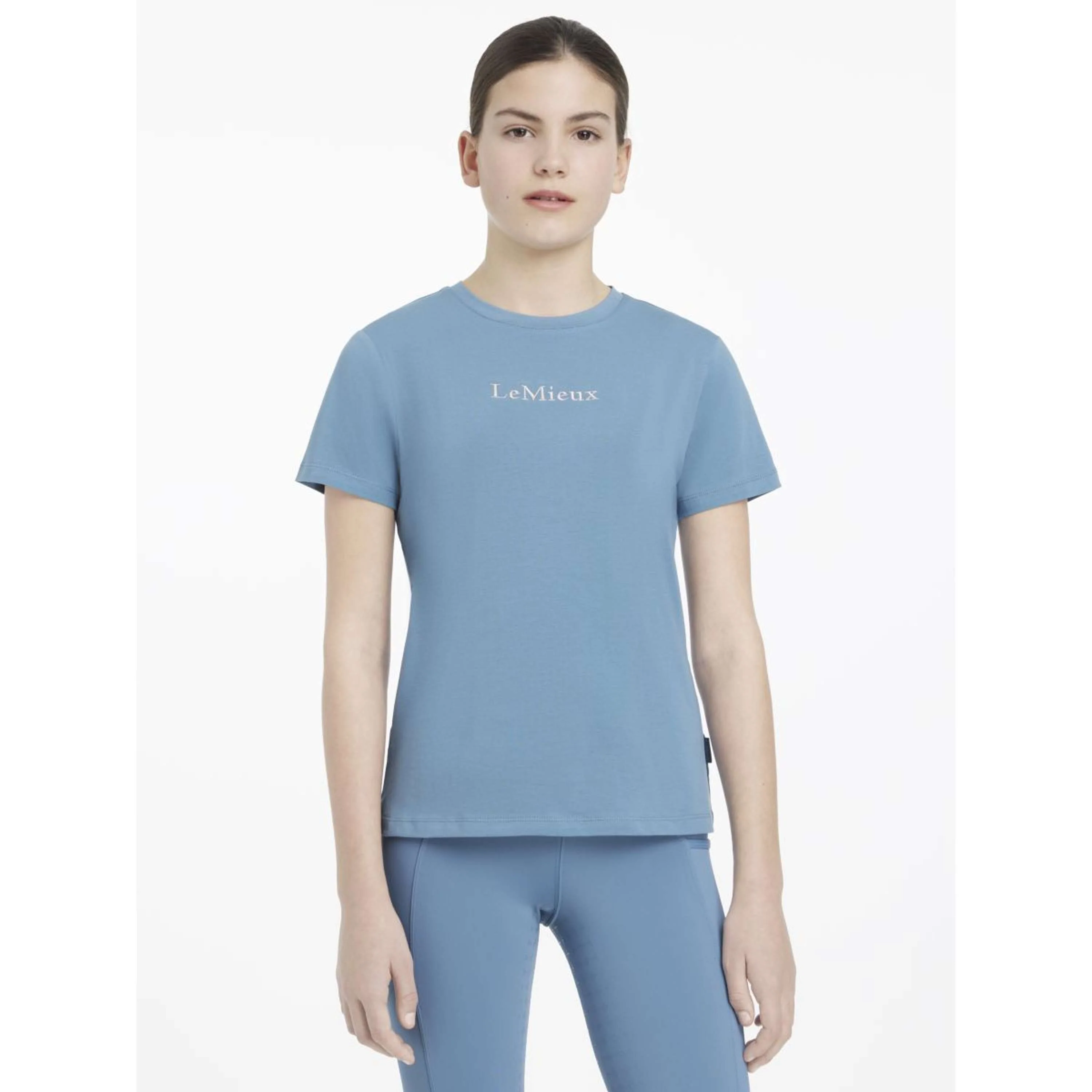 LeMieux Maglietta Young Rider Classique Ice Blue - Image 5