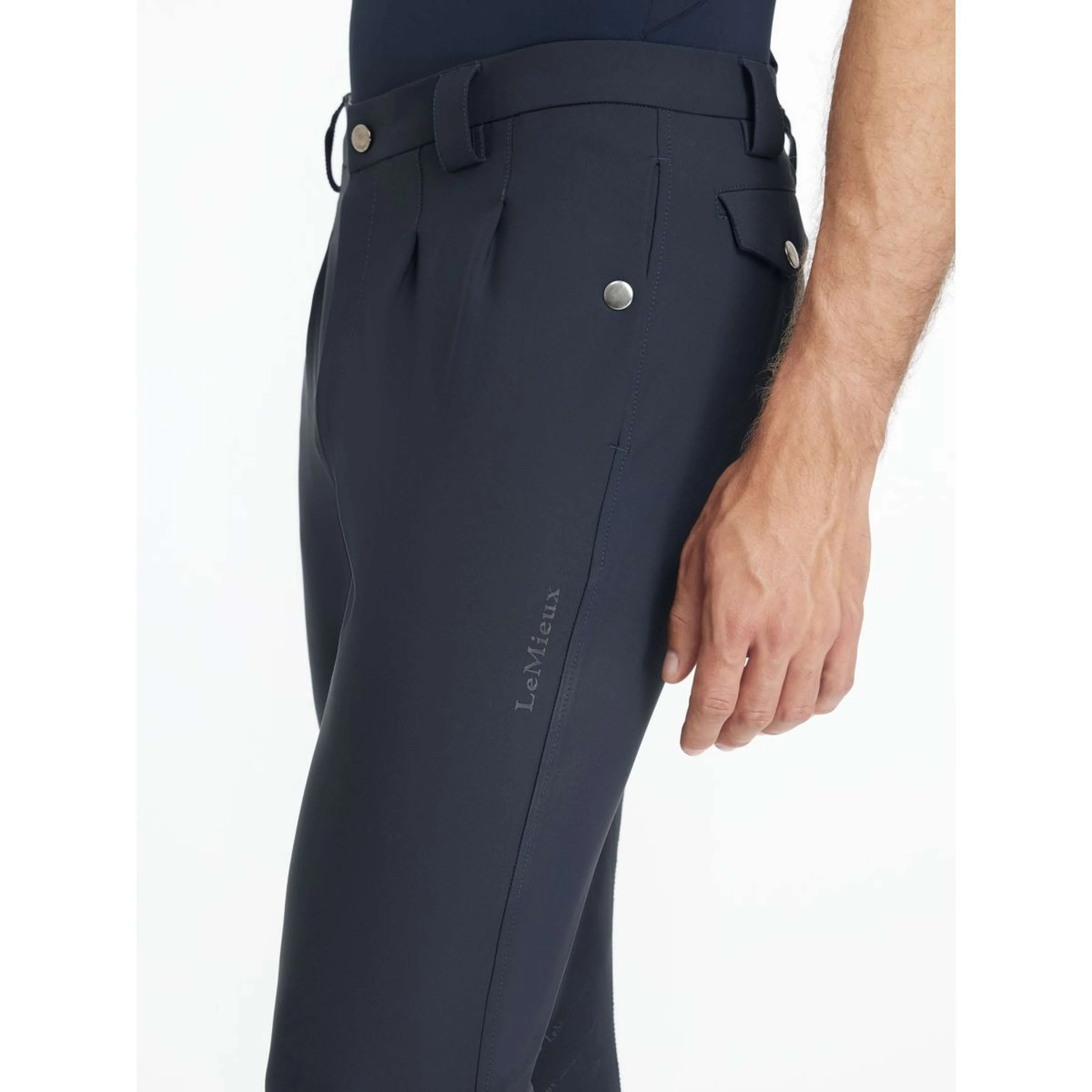 LeMieux Pantaloni da Equitazione Classique Uomini Navy - Image 3