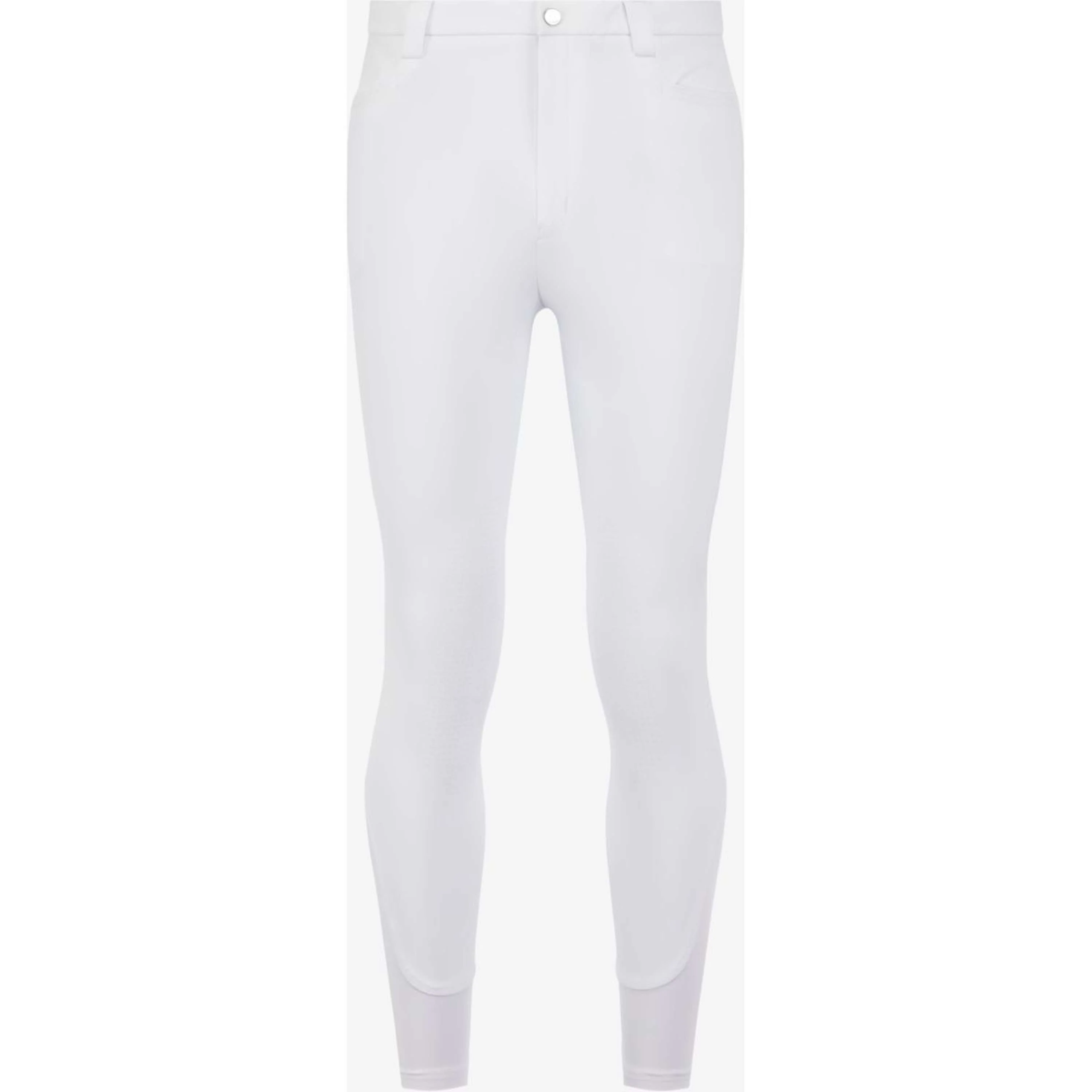 LeMieux Pantaloni da Equitazione Sports Knee Grip Uomini Bianco
