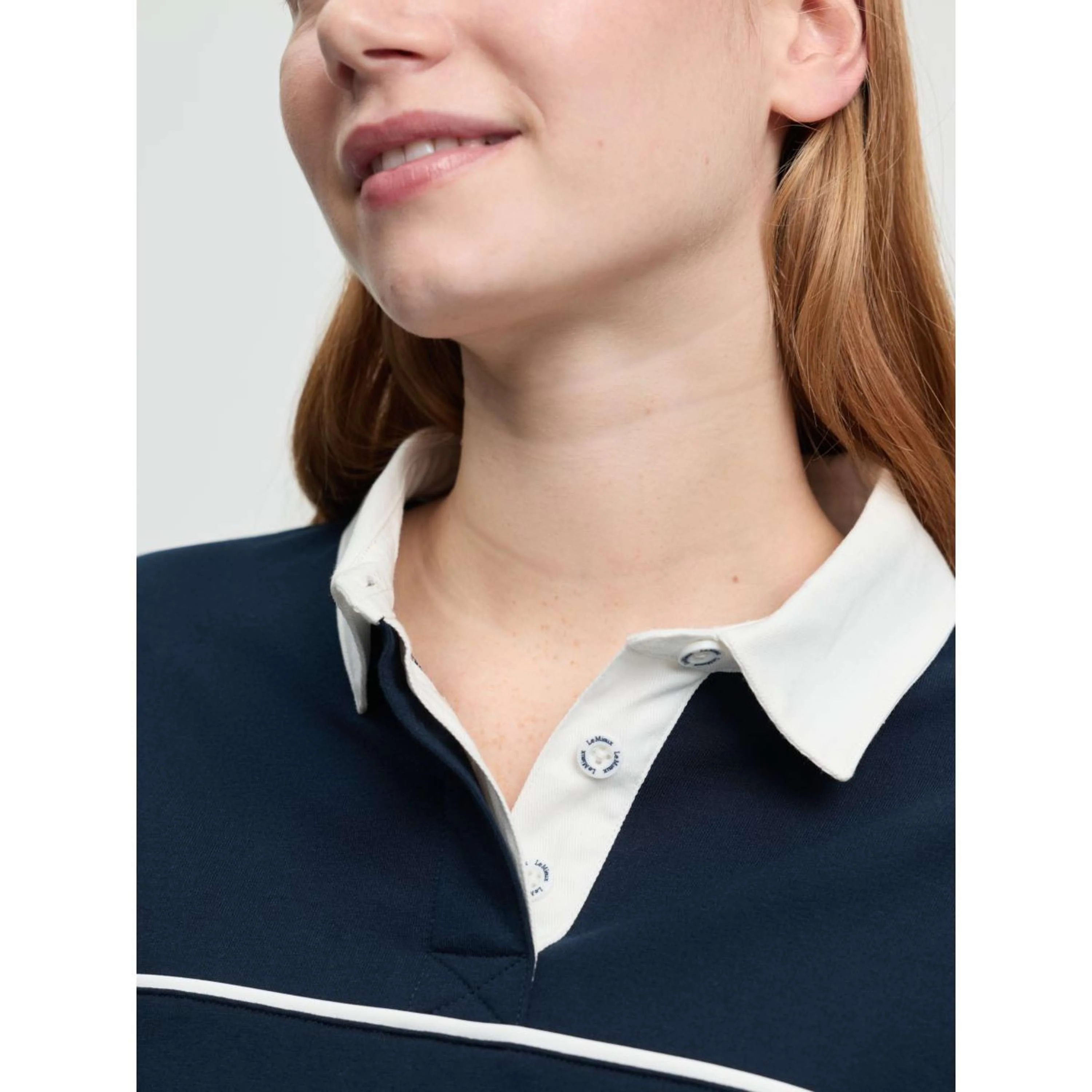 LeMieux Rugbyshirt Rochelle Navy - Image 8