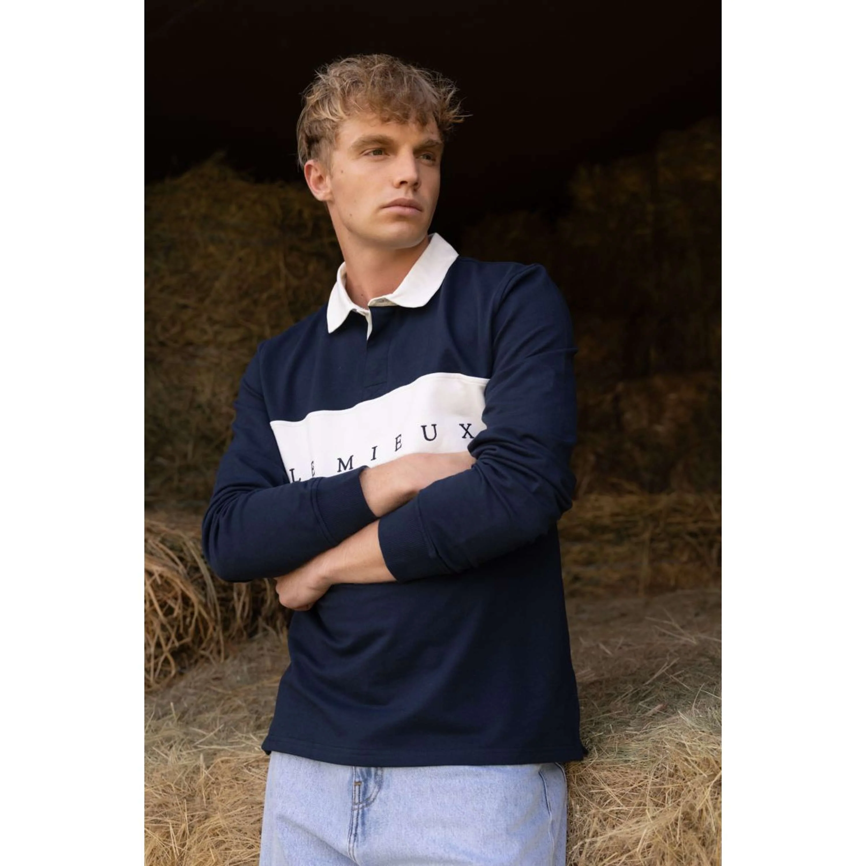 LeMieux Rugbyshirt Uomini Navy - Image 2