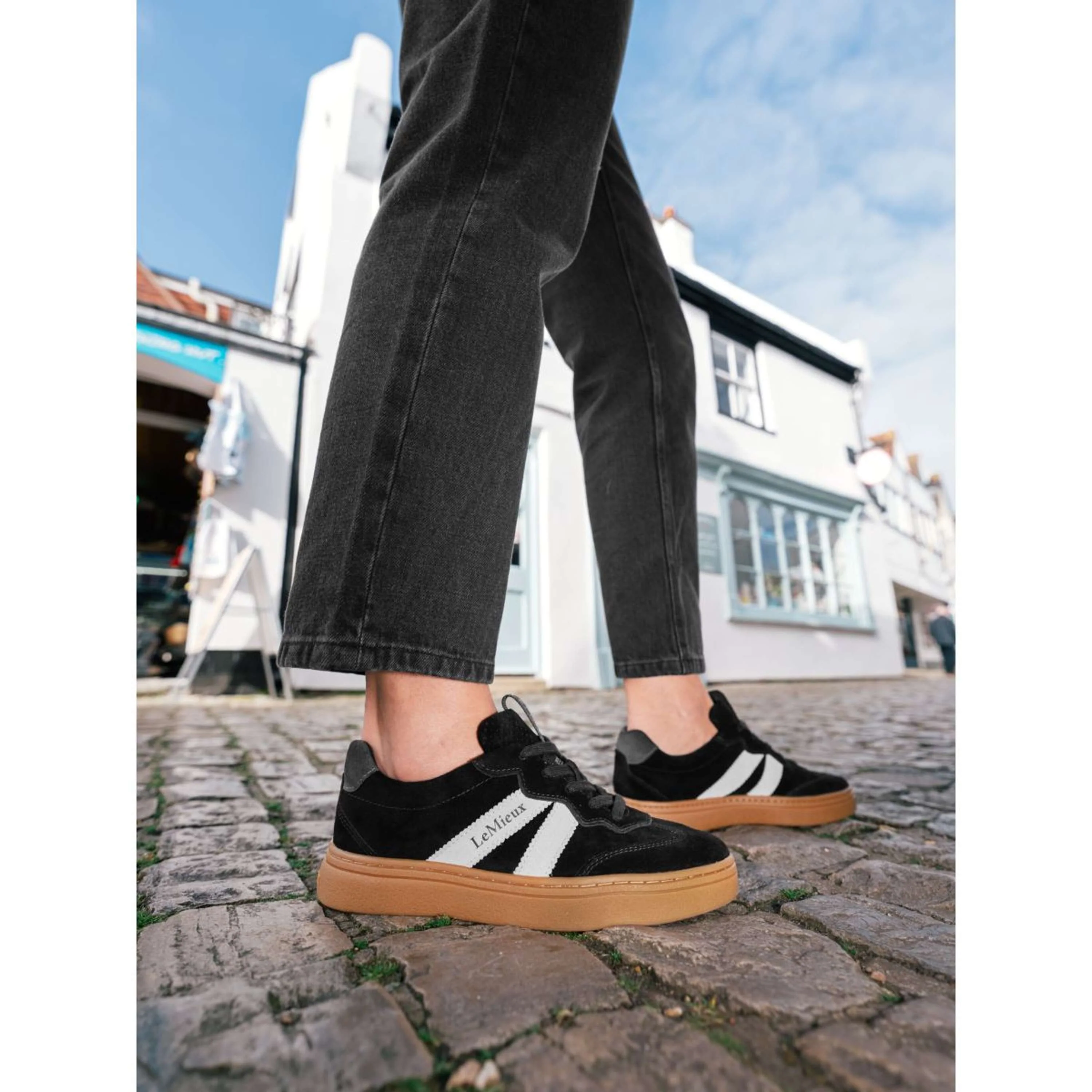 LeMieux Sneakers Stockbridge Suede Lifestyle Nero - Image 2