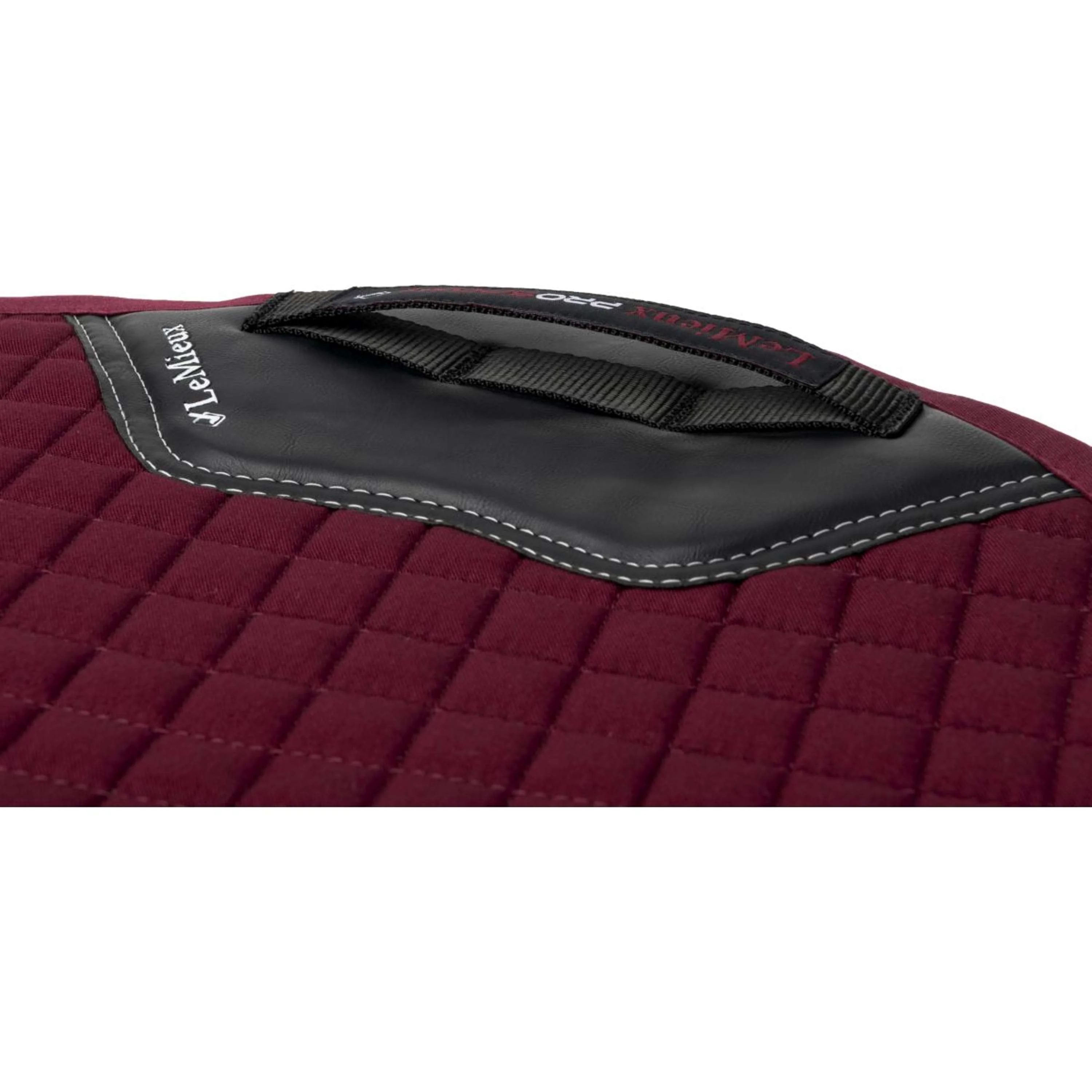 LeMieux Sottosella Cotton Square Close Contact Borgogna - Image 4
