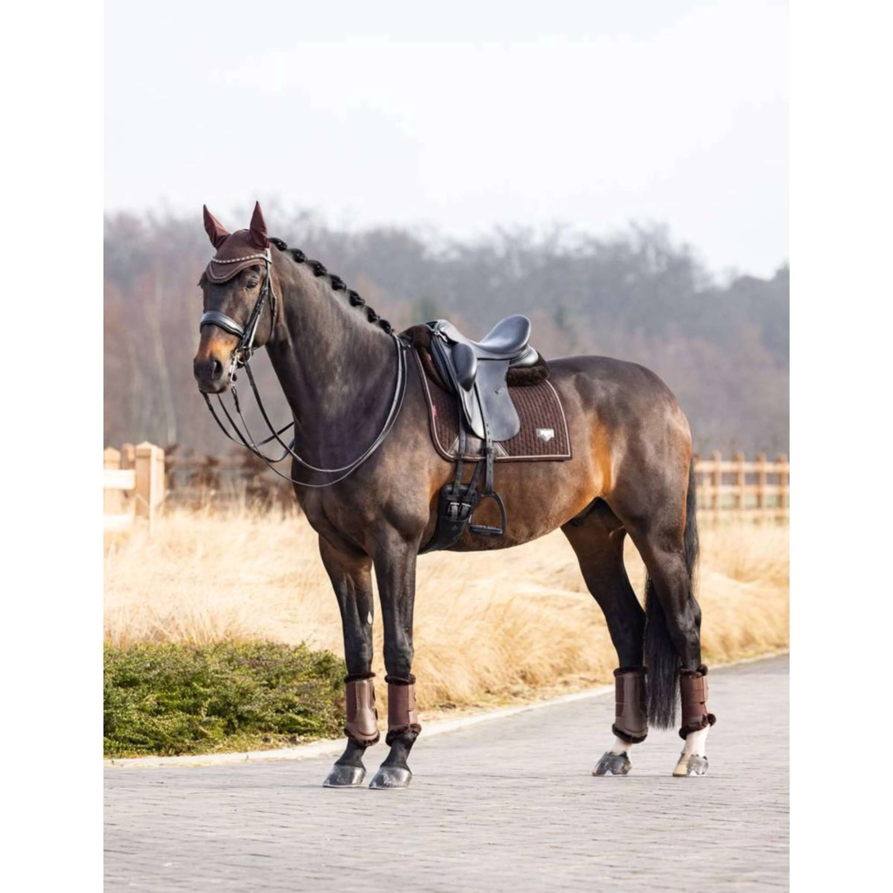 LeMieux Sottosella Dressage Puissance Marrone - Image 2