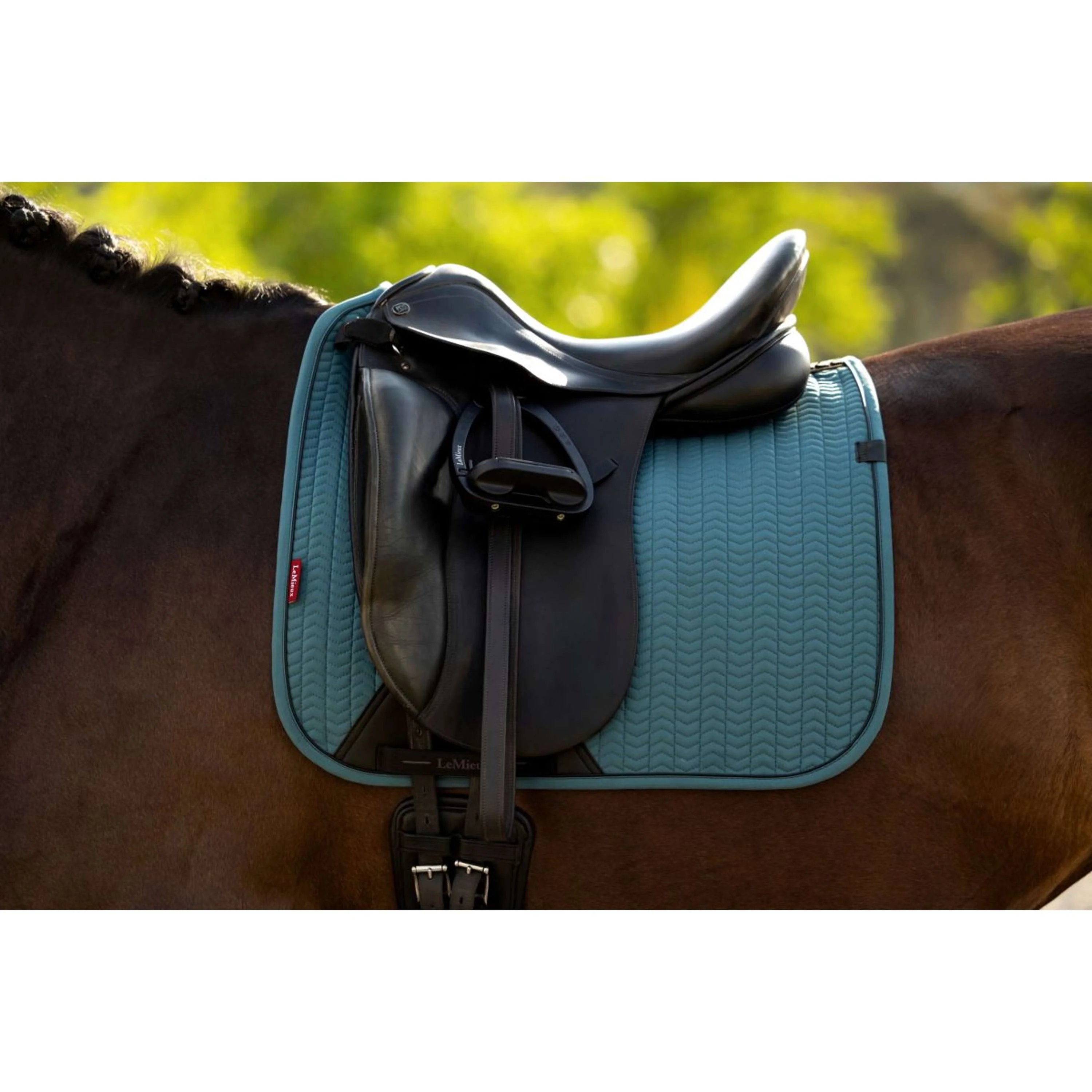 LeMieux Sottosella Essence Square Dressage Jungle - Image 2