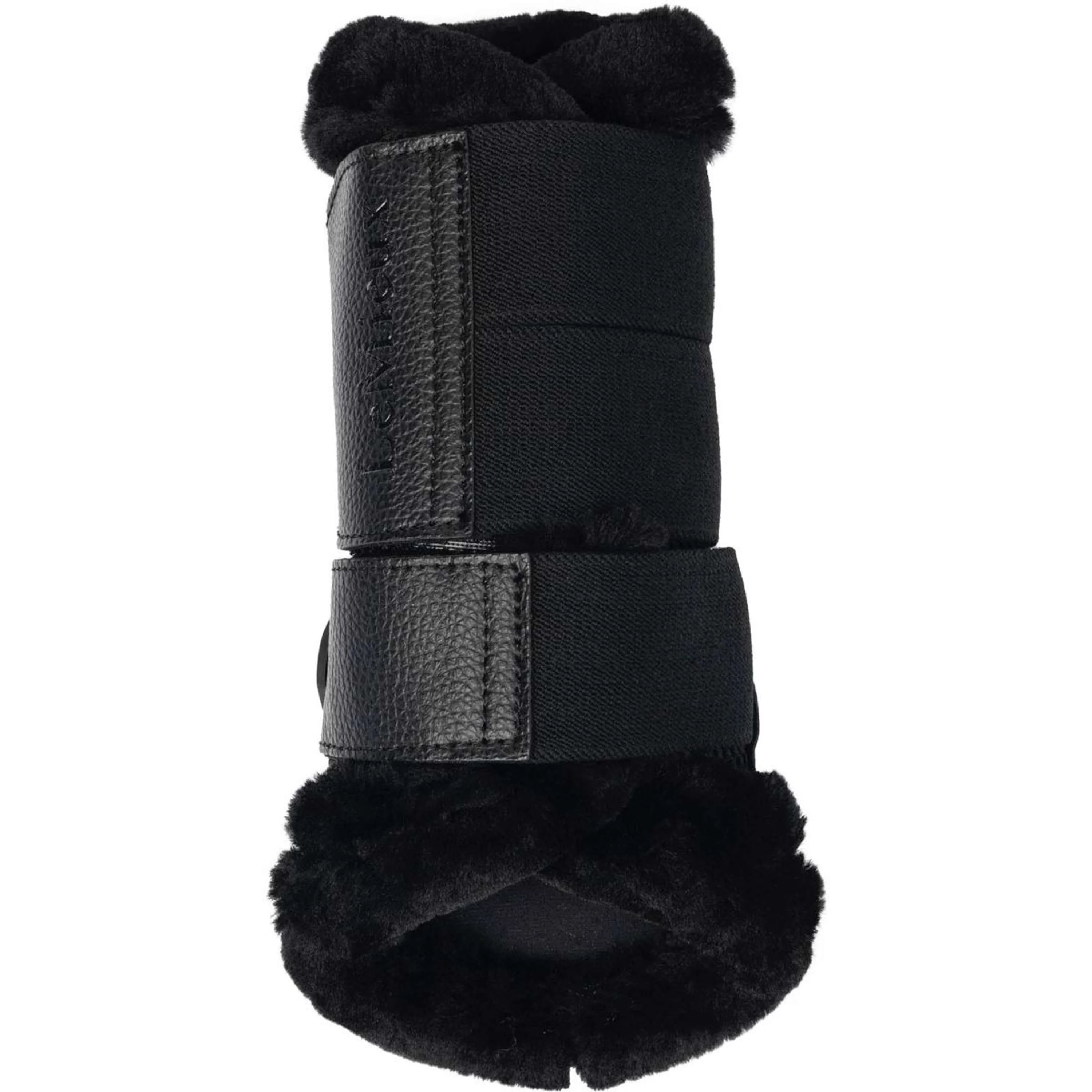 LeMieux Stivali da spazzolatura Fleece Edge Mesh Nero - Image 3