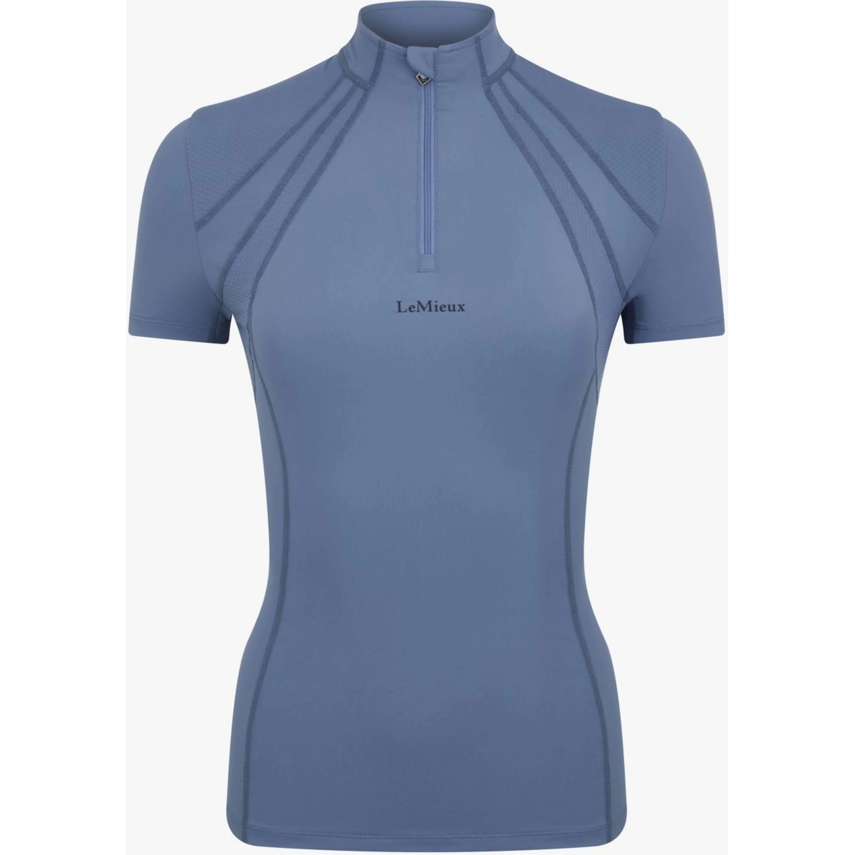 LeMieux Strato di base Mia Mesh Maniche Corte Blu ghiaccio