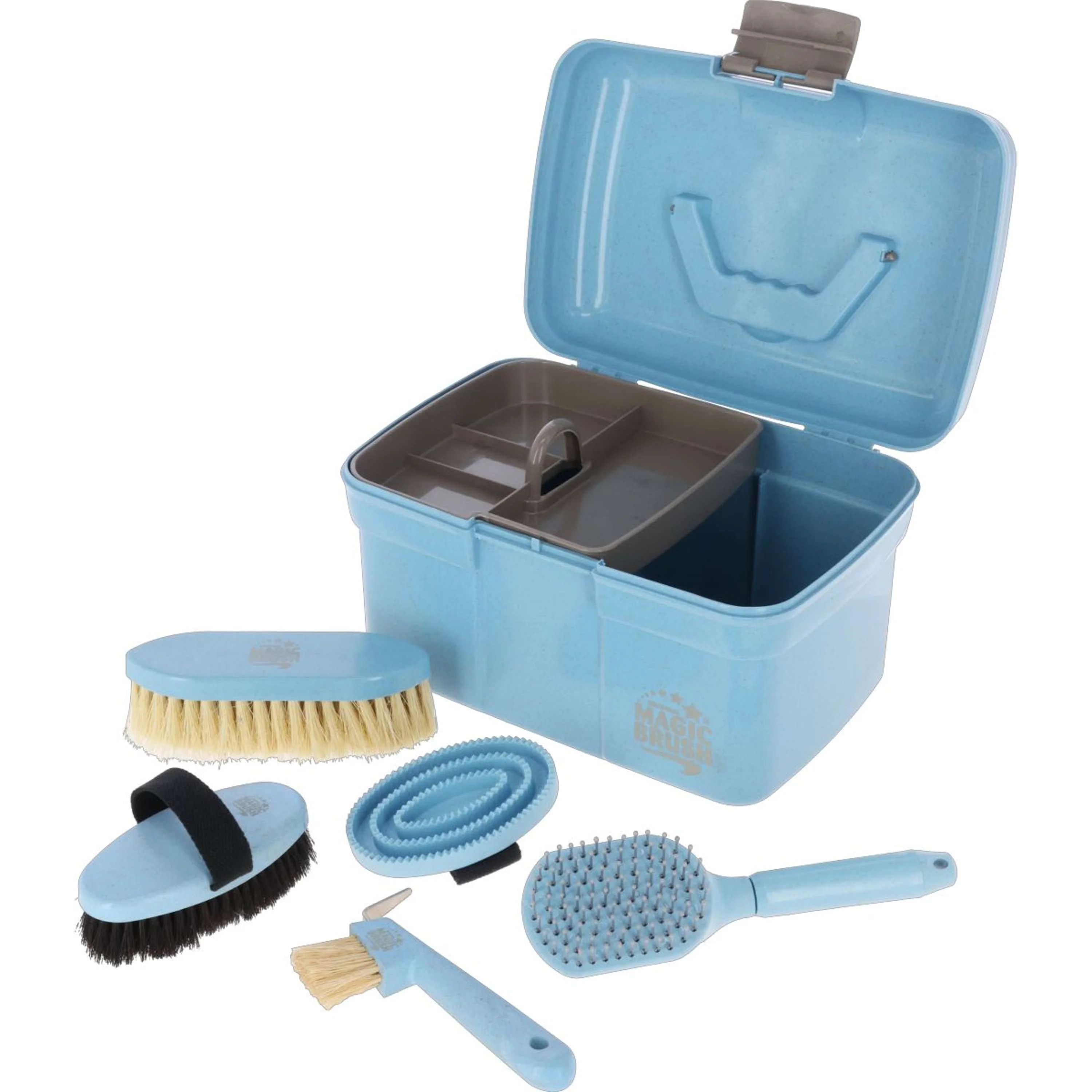 Magic Brush Scatola per Toelettatura Waterlily Blu pastello - Image 2