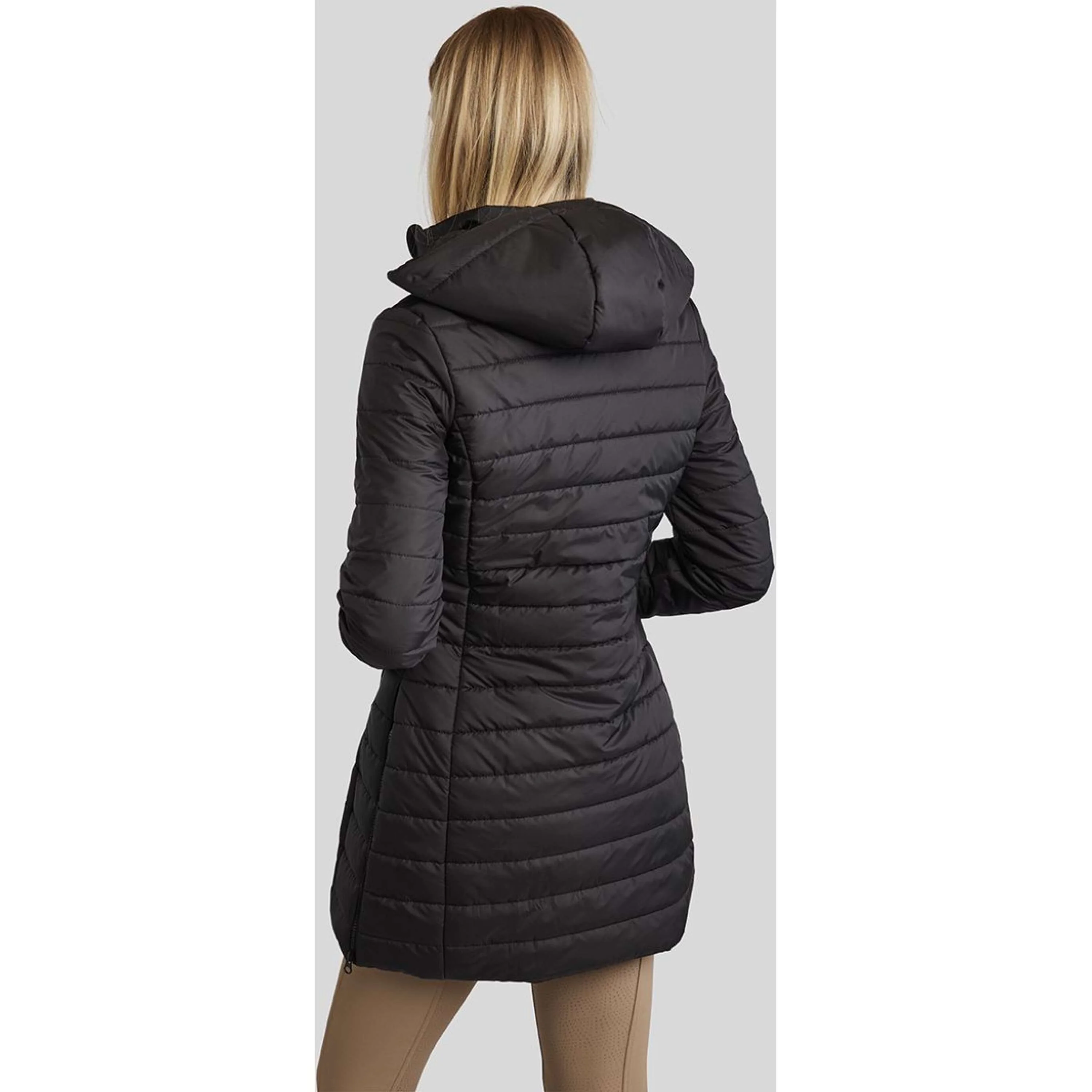 Montar Cappotto Lungo MoKately Nero - Image 7