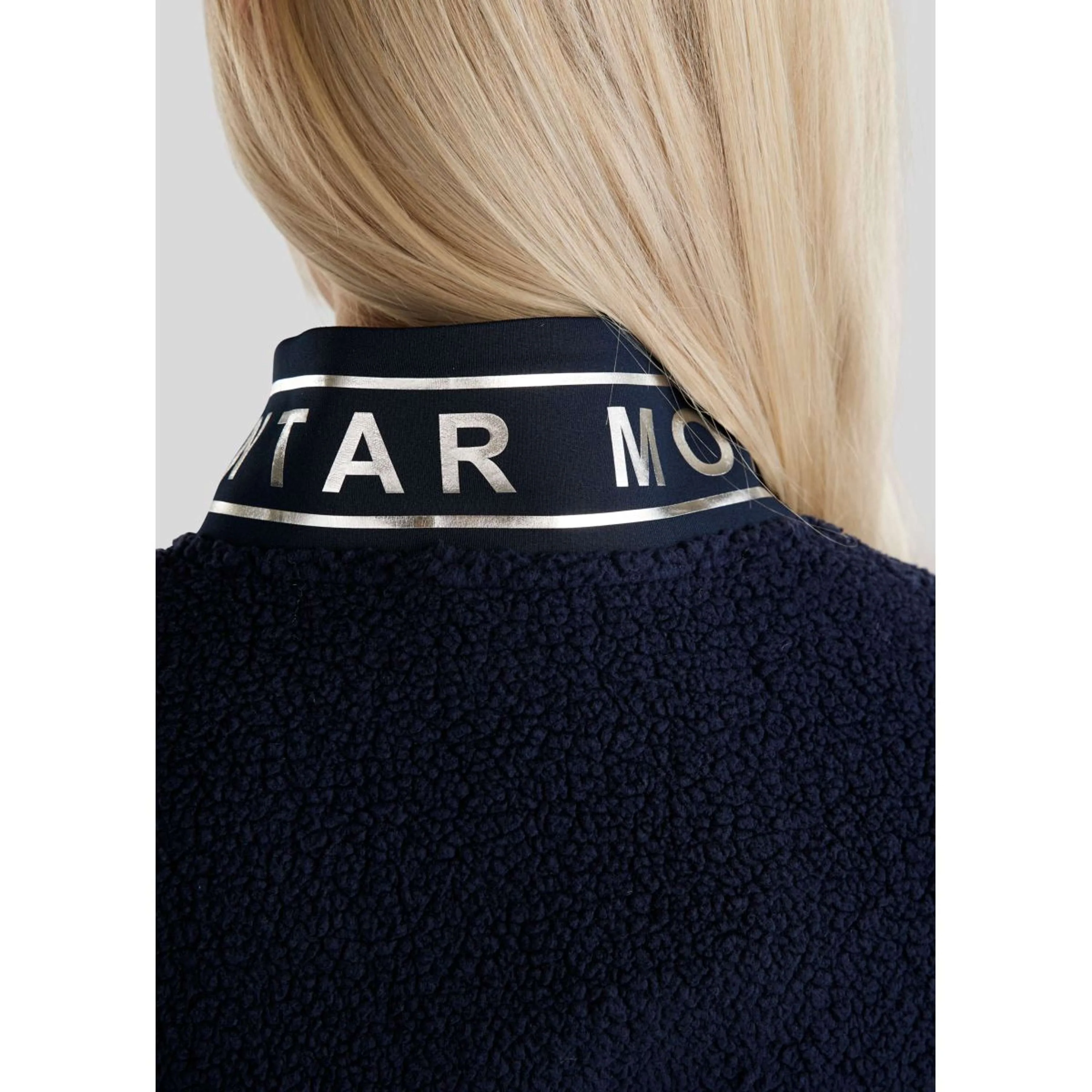 Montar Felpa con cappuccio e zip MoSille Navy - Image 3