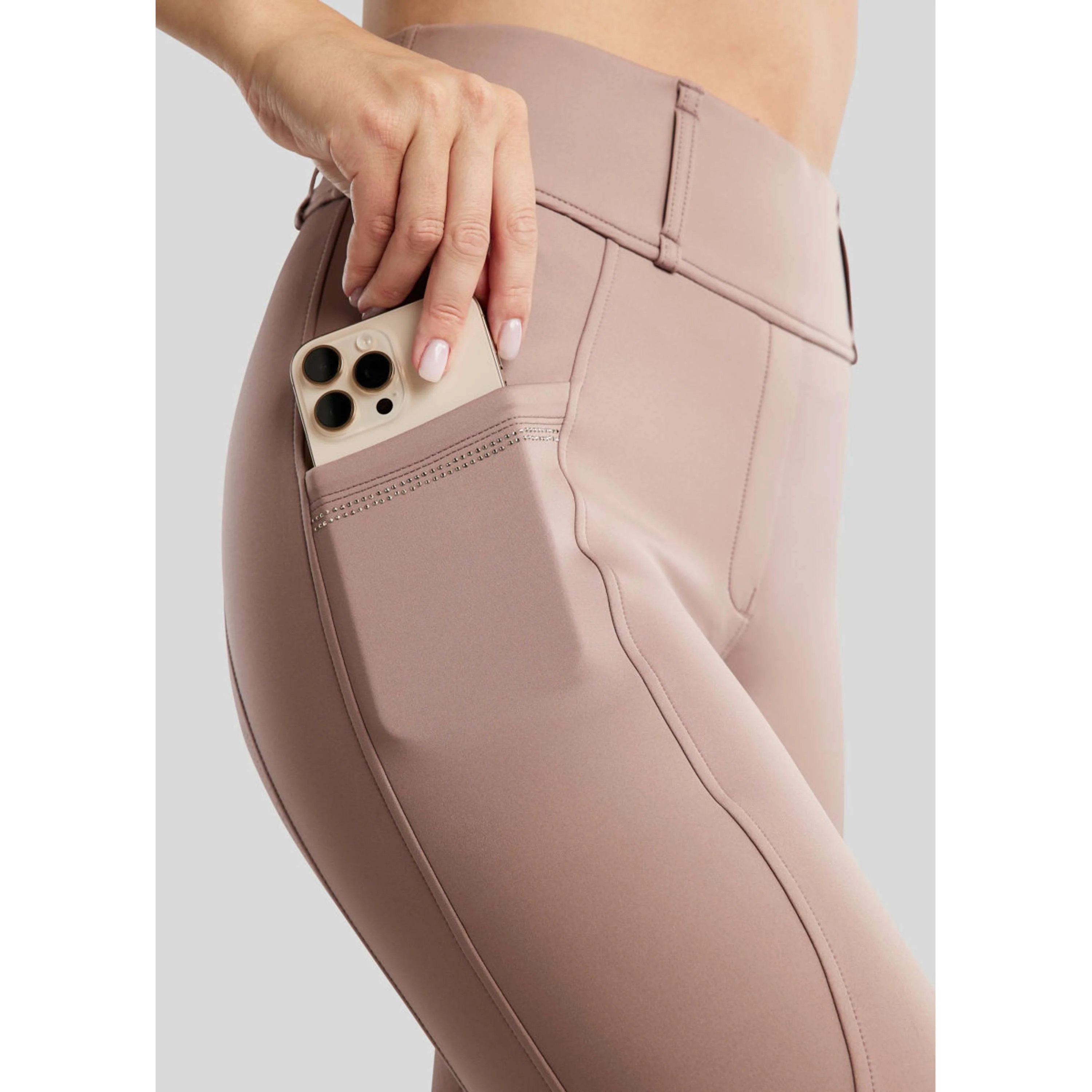 Montar Leggings da Equitazione MOEverlisa Full Grip Blush - Image 3
