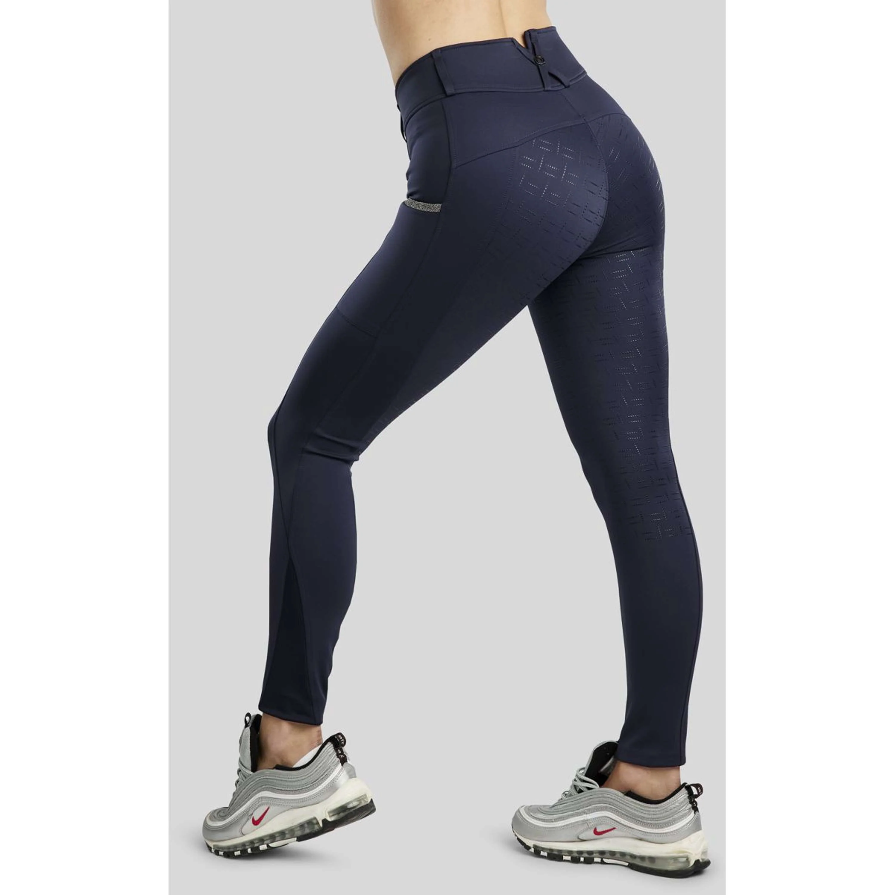 Montar Leggings da Equitazione MoGloria Full Grip Navy - Image 2