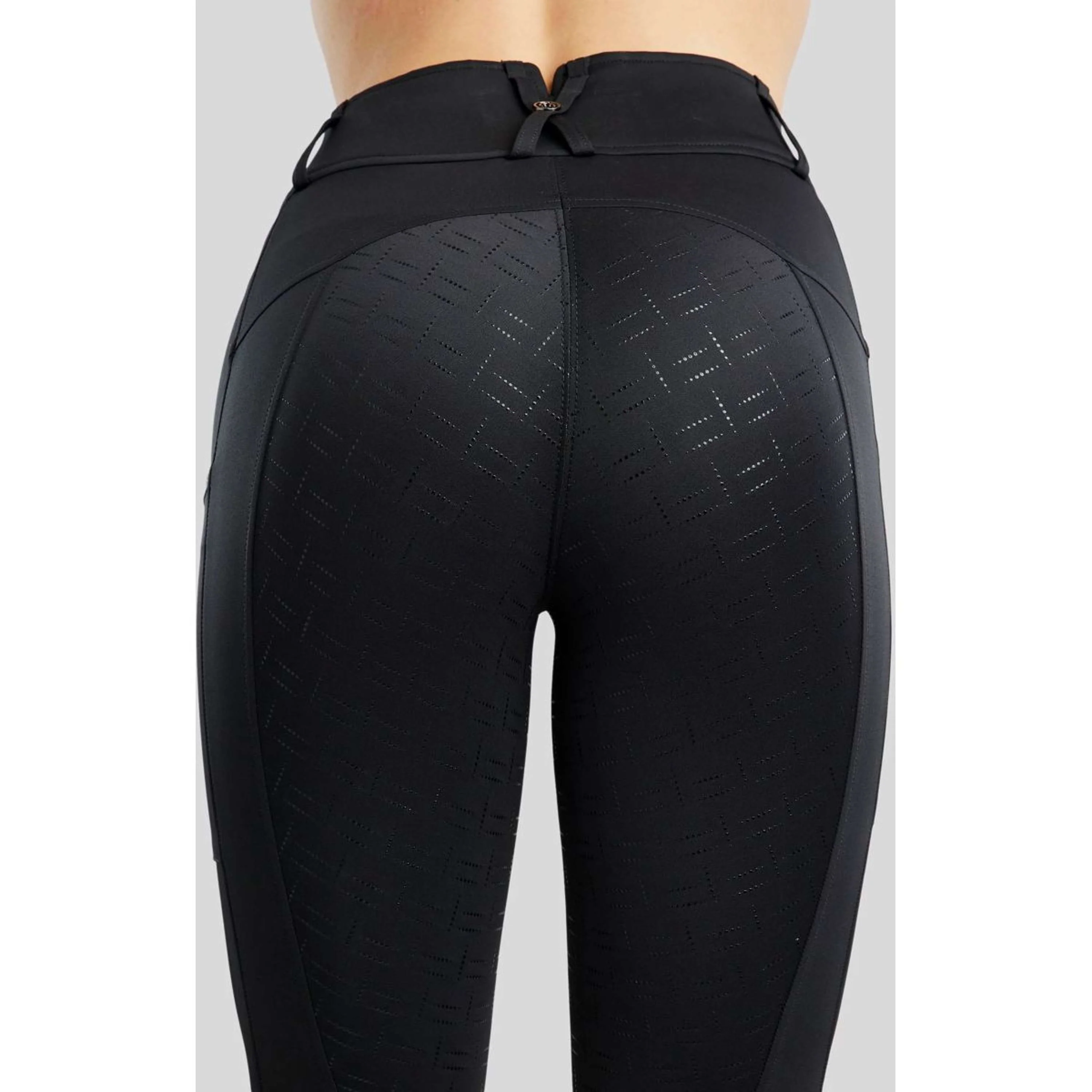 Montar Leggings da Equitazione MoGloria Full Grip Nero - Image 4